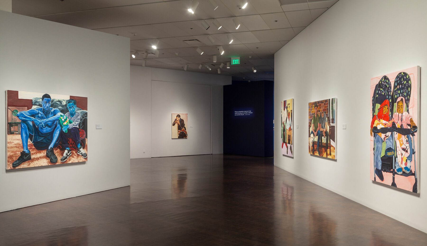  INSTALLATION VIEW: JORDAN CASTEEL, RETURNING THE GAZE, DENVER ART MUSEUM, DENVER, FEBRUARY 3 - JUNE 2, 2019 