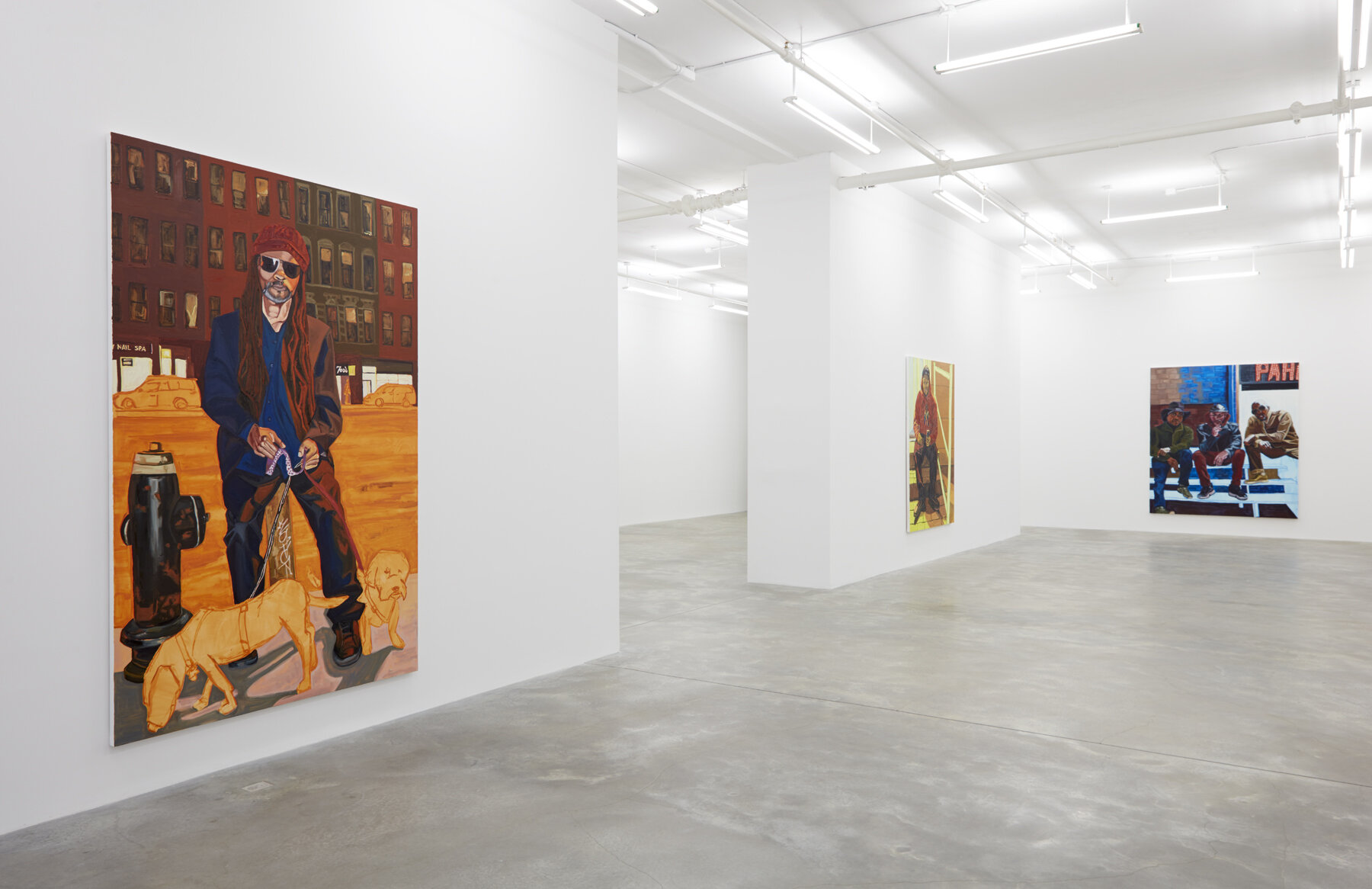  INSTALLATION VIEW: NIGHTS IN HARLEM, CASEY KAPLAN, NEW YORK, SEPTEMBER 7 - OCTOBER 28, 2017 