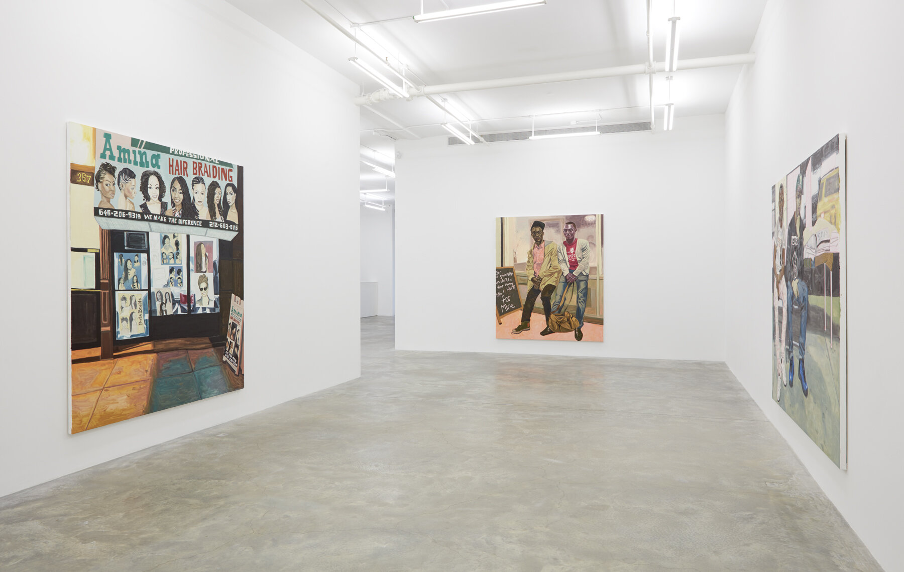  INSTALLATION VIEW: NIGHTS IN HARLEM, CASEY KAPLAN, NEW YORK, SEPTEMBER 7 - OCTOBER 28, 2017 