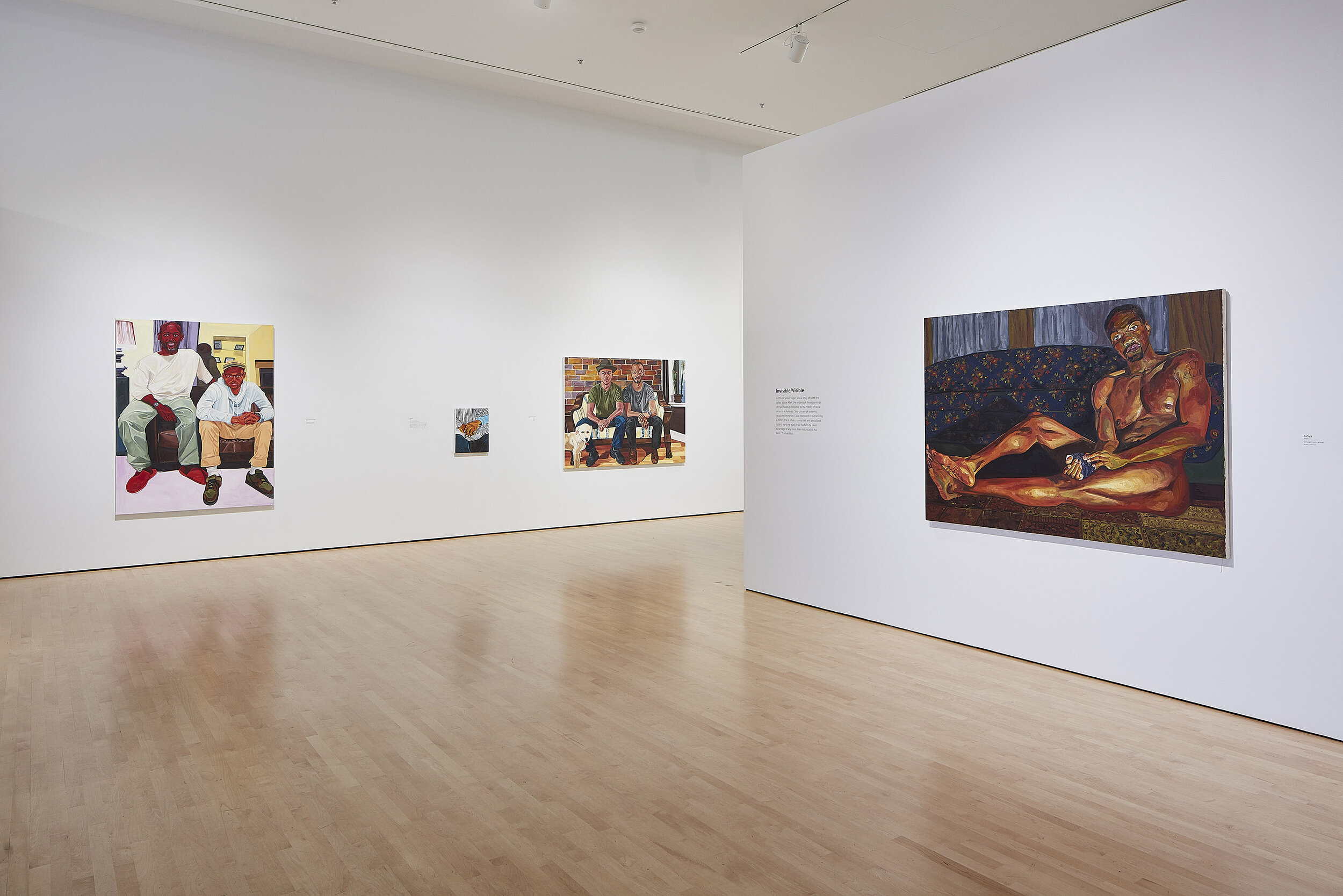  INSTALLATION VIEW: JORDAN CASTEEL, RETURNING THE GAZE, IRIS &amp; B. GERALD CANTOR CENTER FOR VISUAL ARTS, STANFORD, SEPTEMBER 29, 2019 - FEBRUARY 2, 2020 