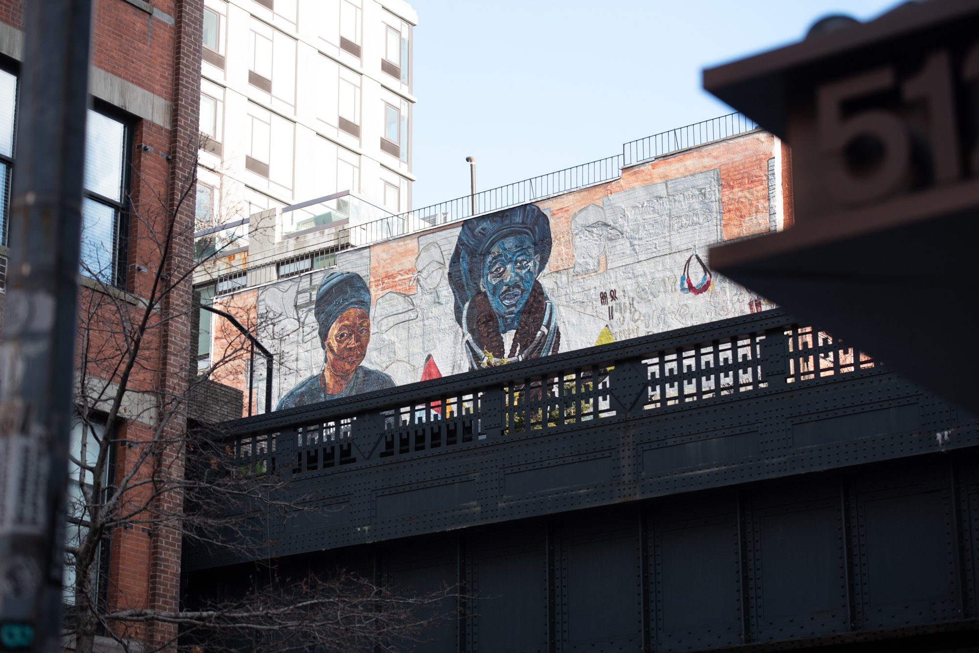  INSTALLATION VIEW, THE HIGH LINE, NEW YORK, NY, DECEMBER 2019 - FALL 2021 