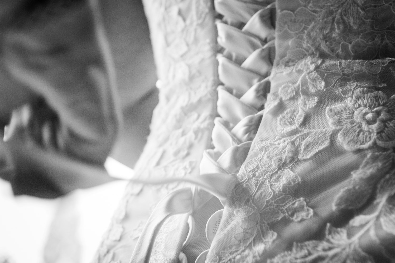 Wedding Dress Laced Up