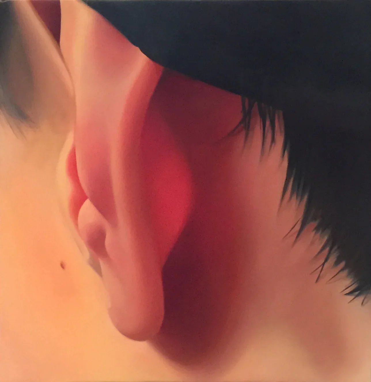  I Know | 2015 | oil on canvas on panel | 7" x 7" 