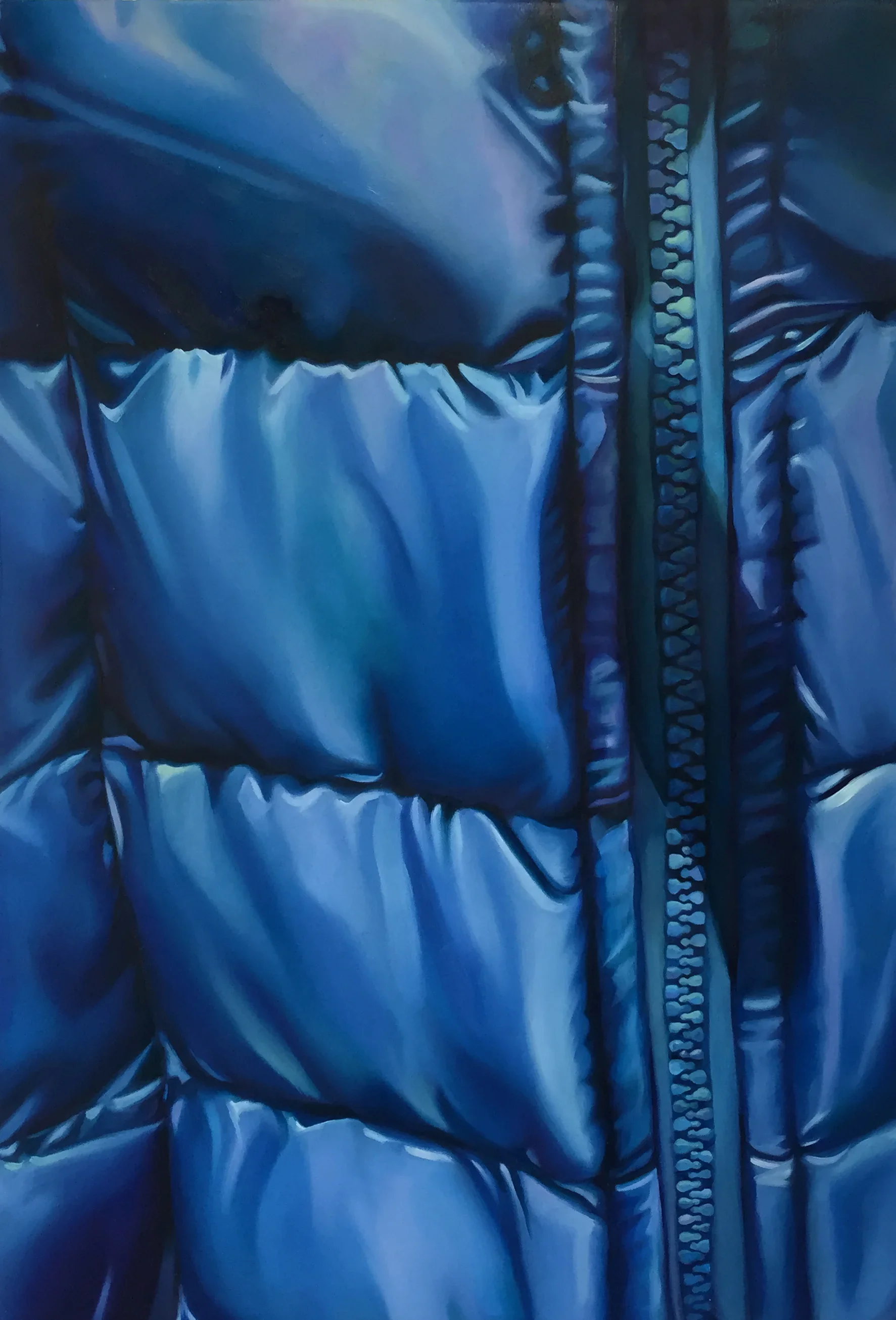  But Bluer | 2015 | oil on canvas on panel | 8" x 12" 