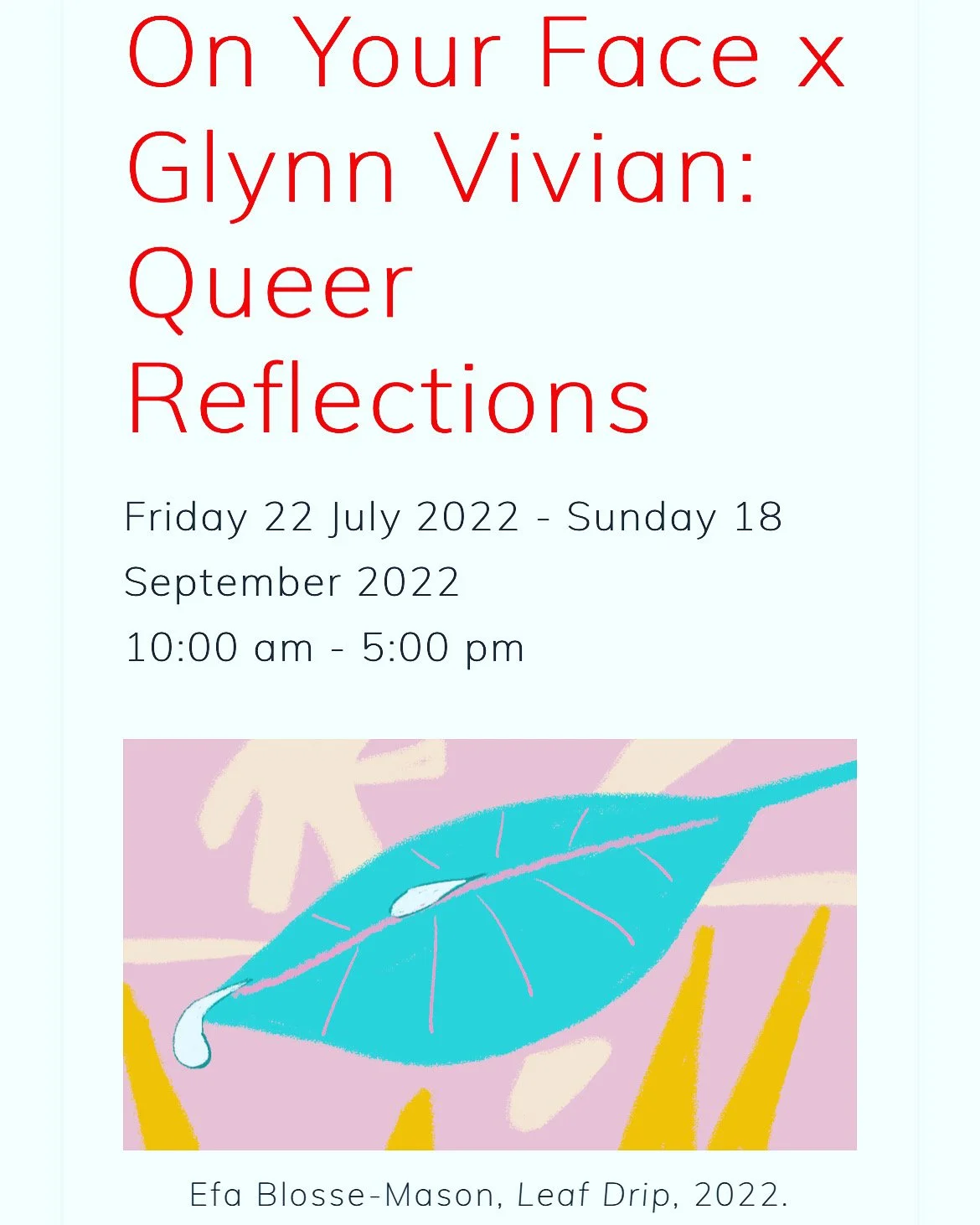 On Your Face x Glynn Vivian: Queer Reflections