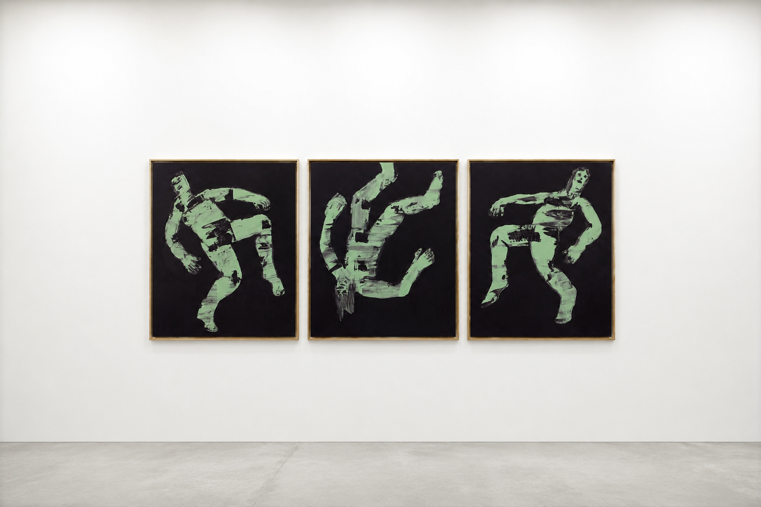 Floaters 12, (Triptych) 2024