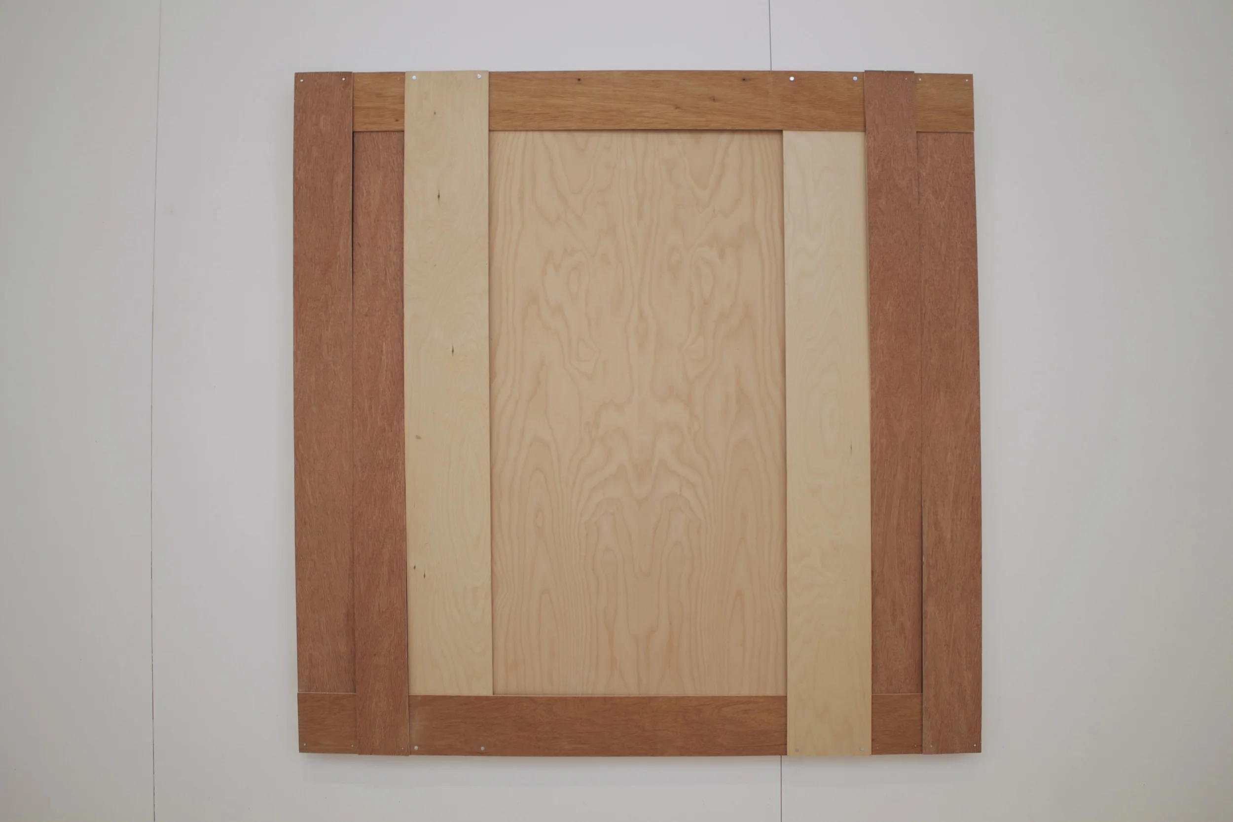   weave II   wood, nails.  43" x 43" 