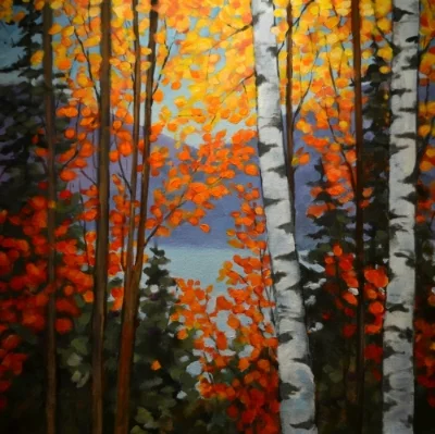 Aspen in the Gorge - $500
