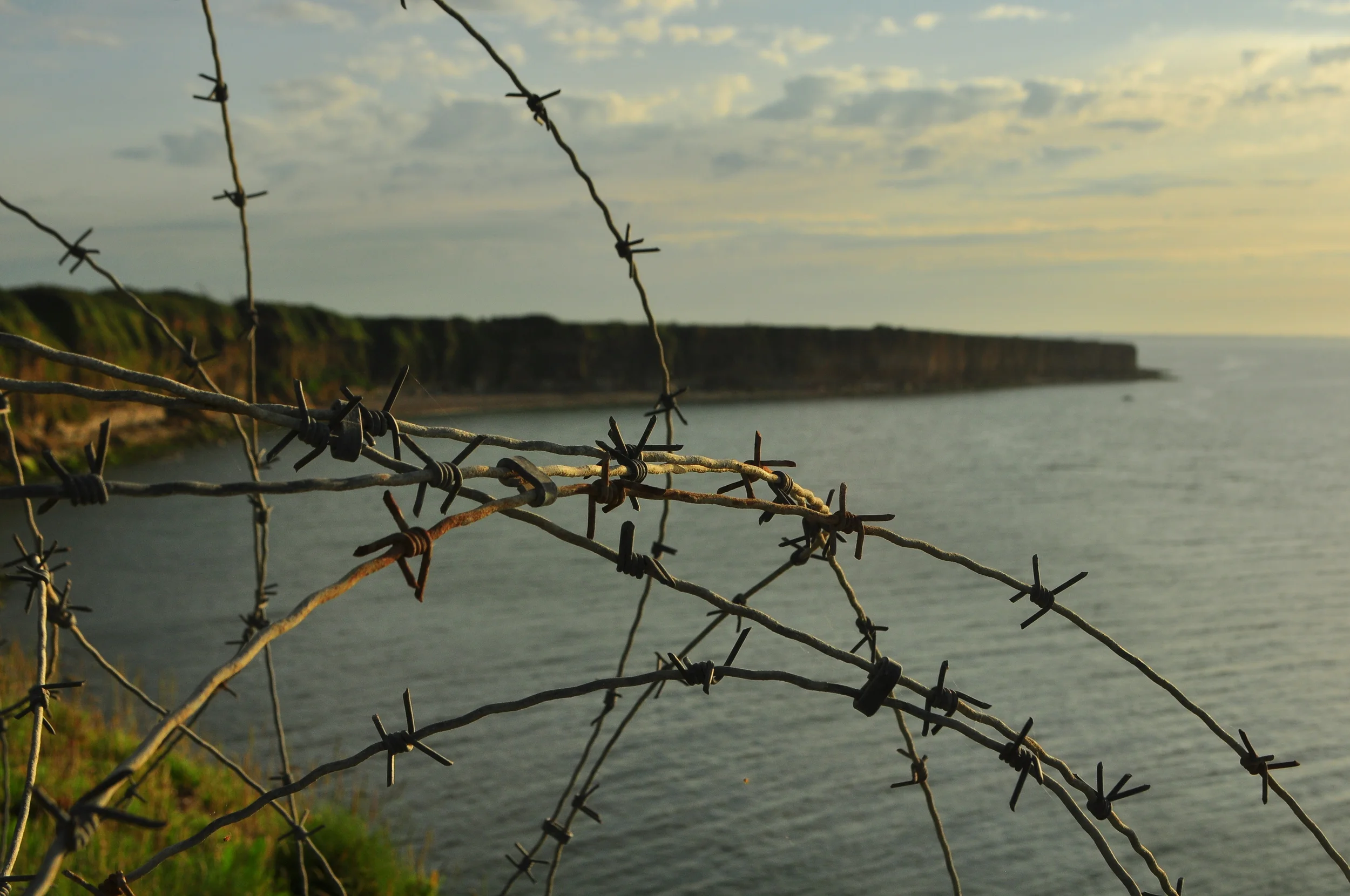 Cliffs at Point du Hoc
