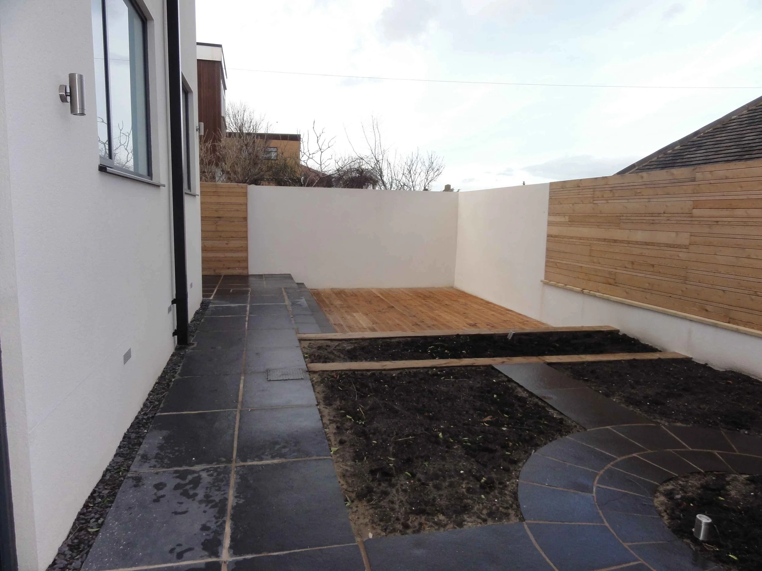 14.	Landscaping to side elevation 