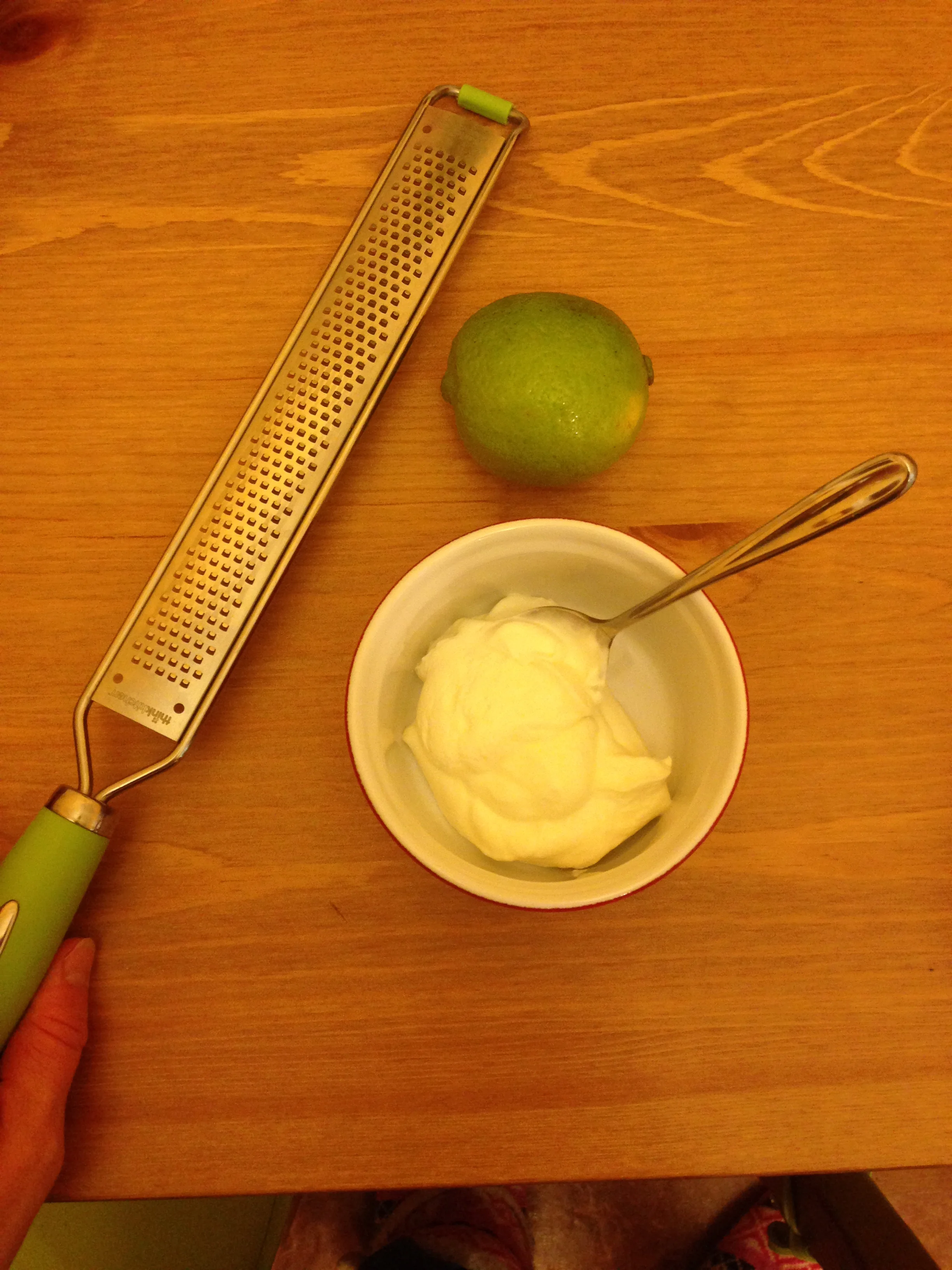 Step 8 - the cool lime dip