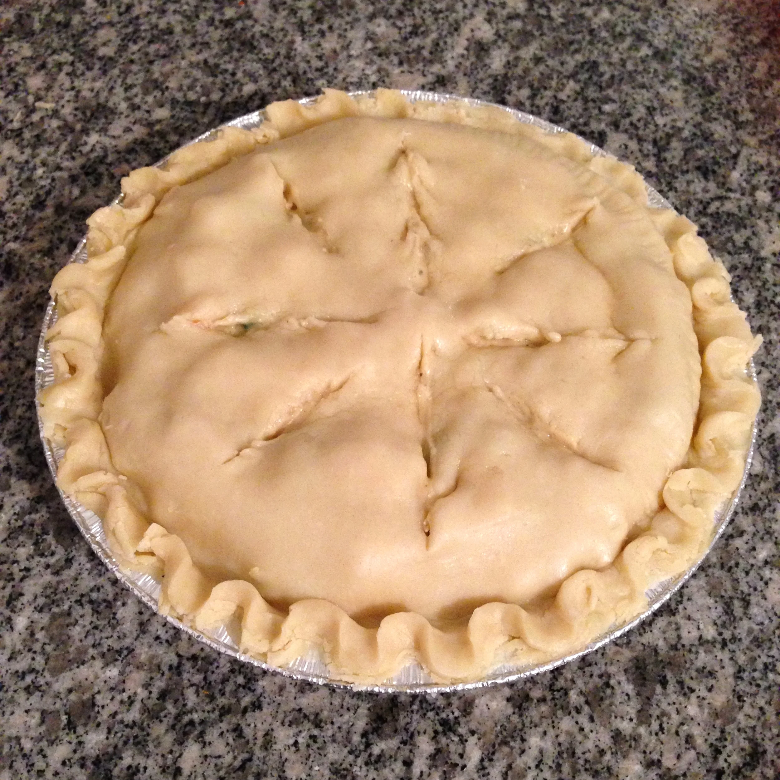 Step 12: Constructing the pie continued...