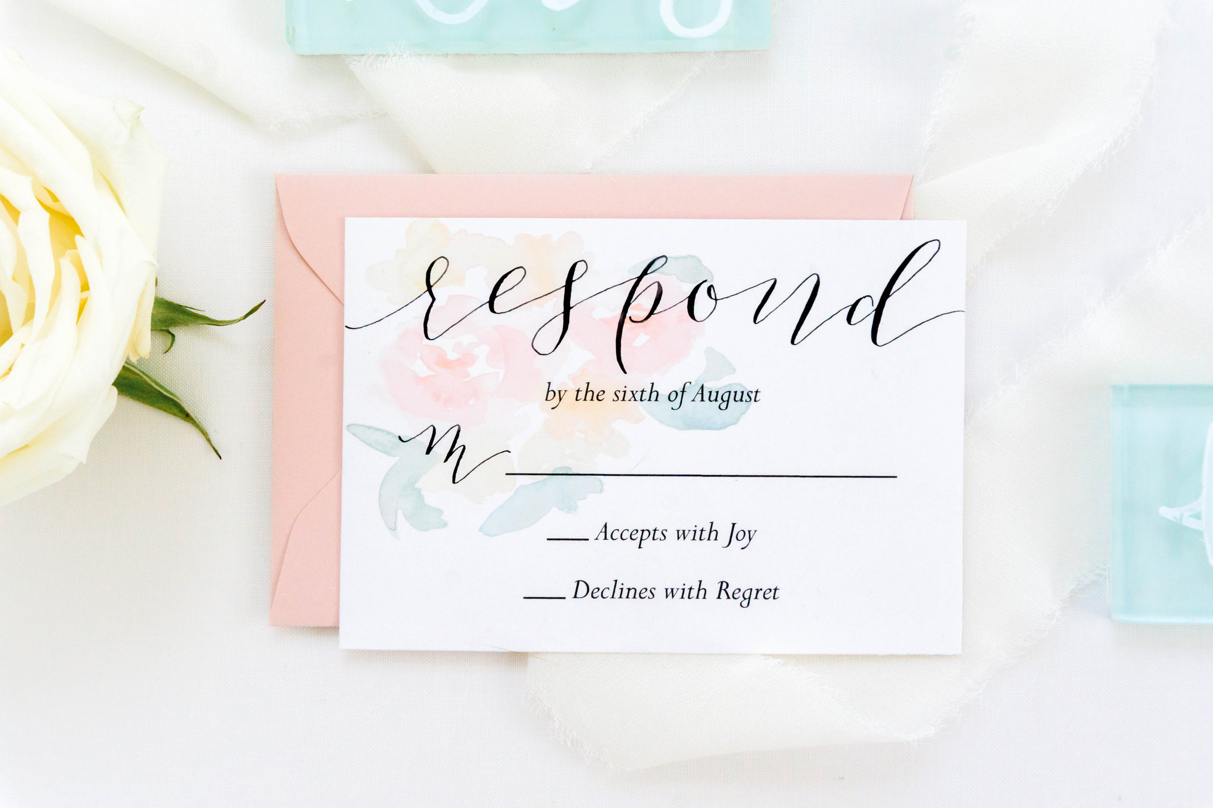 love-fern-design-studio-custom-wedding-invitations-for-the-modern-couple-modern-calligraphy-in-seattle-washington-custom-wedding-stationery-light-pink-watercolor-floral-rsvp-card