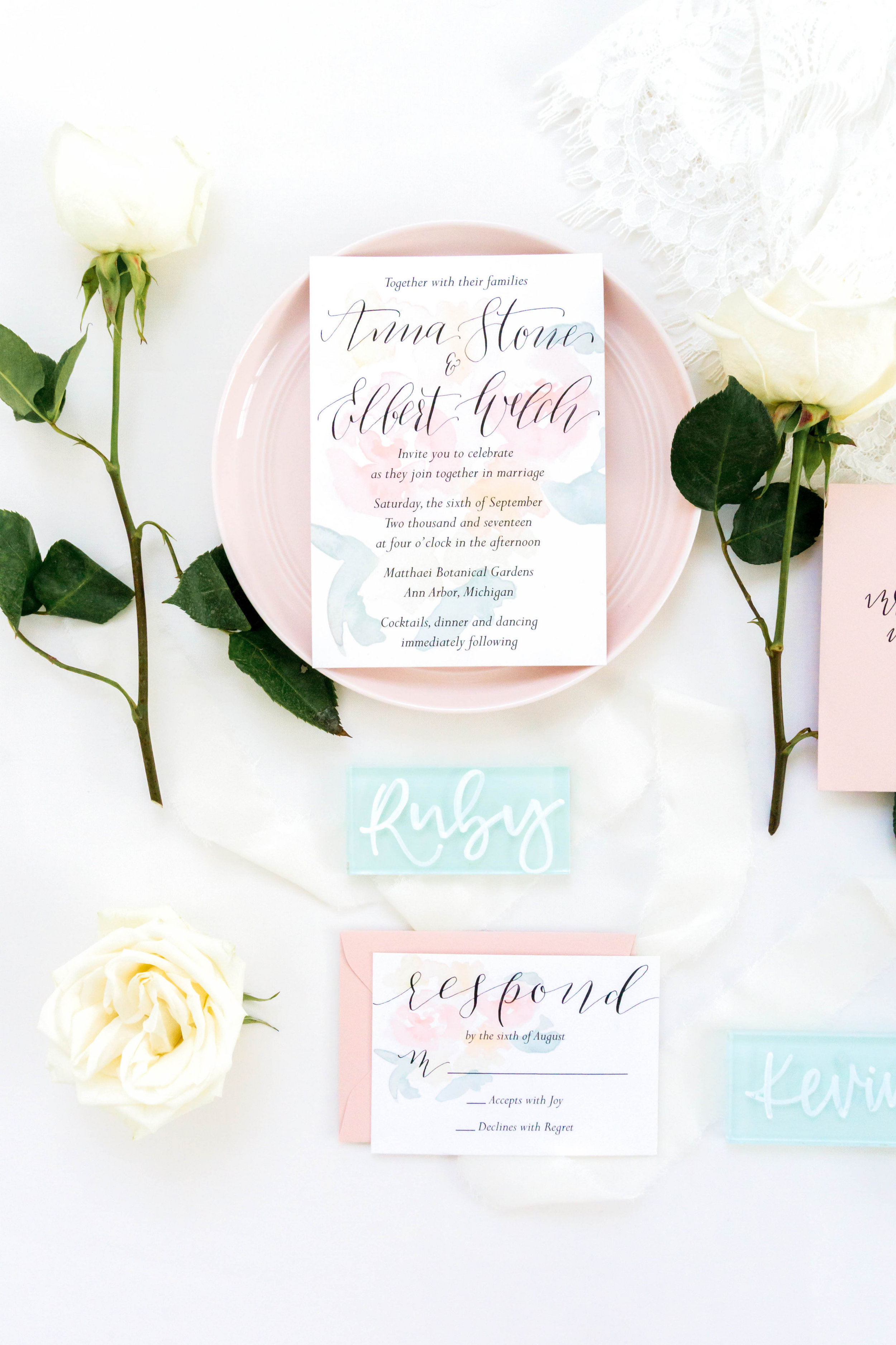 love-fern-design-studio-custom-wedding-invitations-for-the-modern-couple-modern-calligraphy-in-seattle-washington-custom-wedding-stationery-light-pink-watercolor-floral-invitation-suite