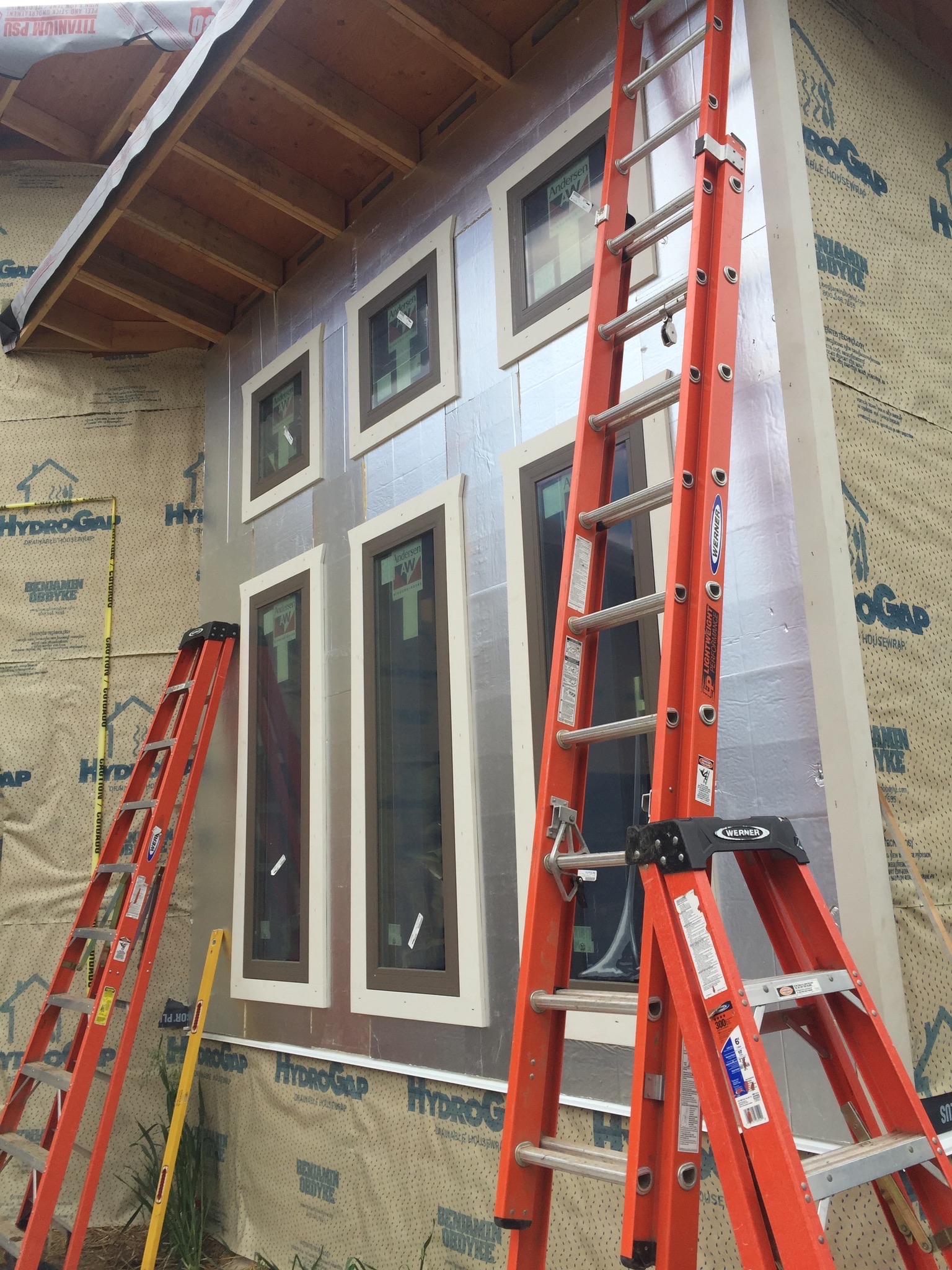 Exterior rigid insulation