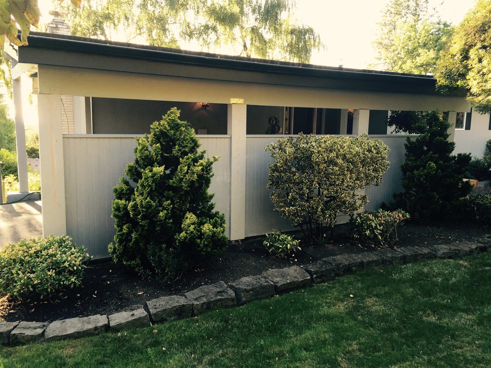 Final enclosed carport