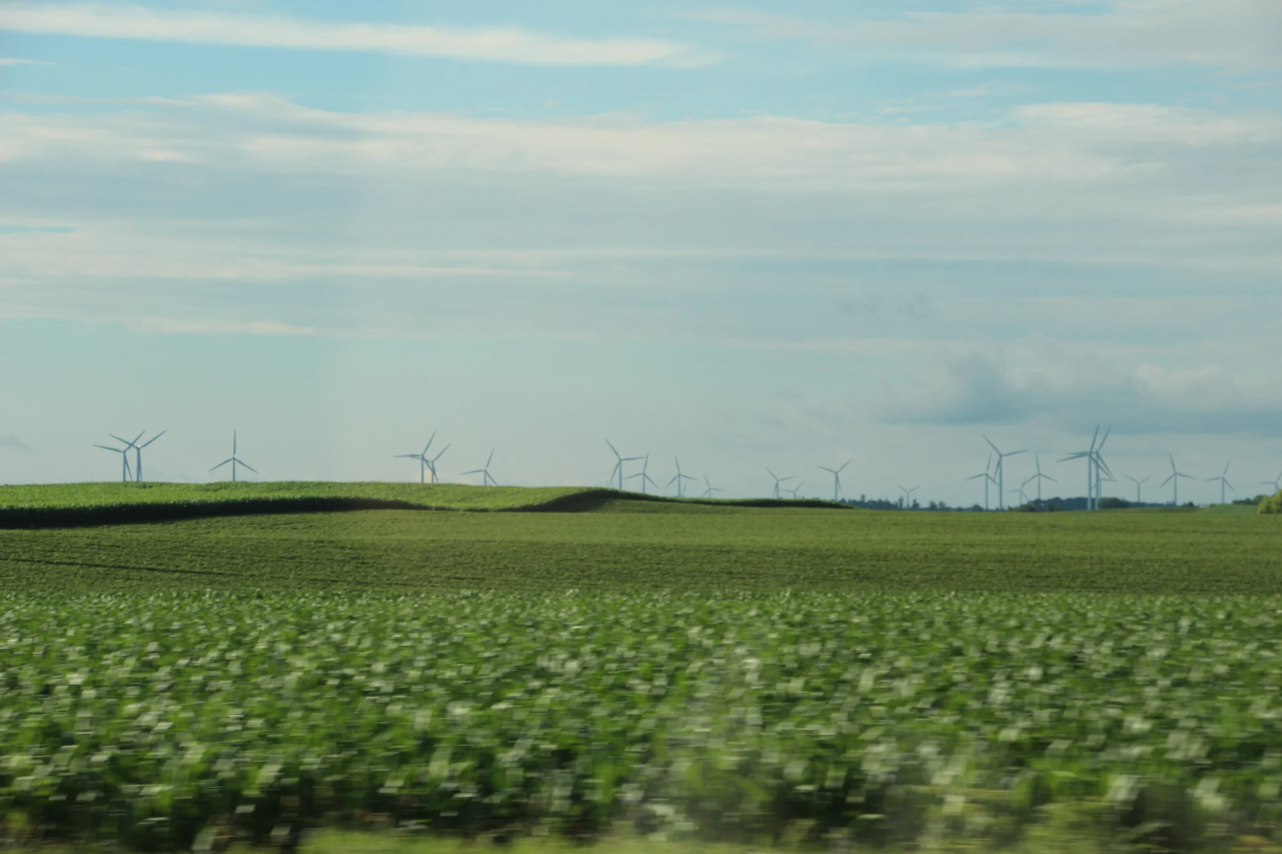 lots of windmill farms at this point of the trip. 