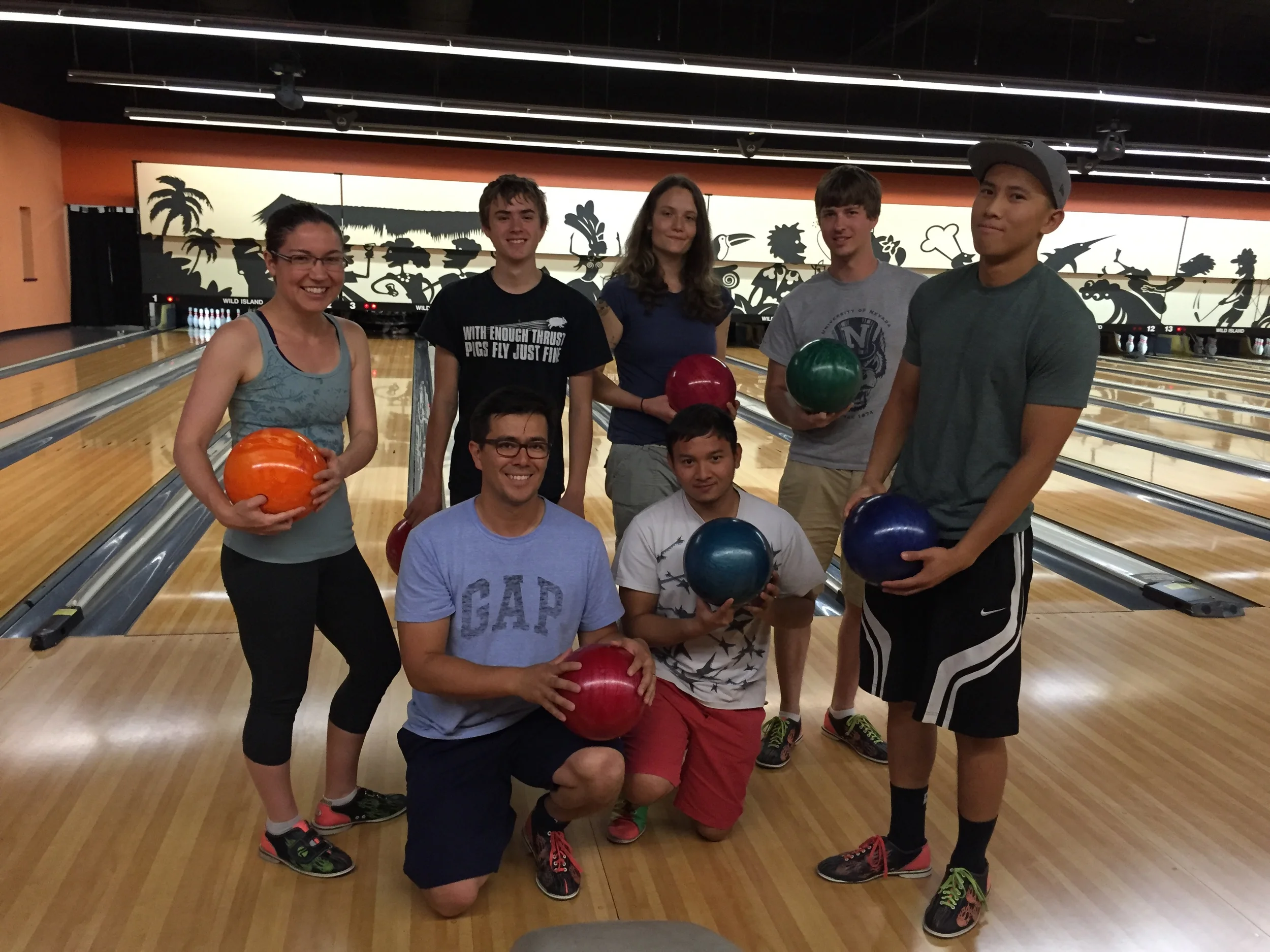 Bowling at Coconut Bowl! June, 2015.