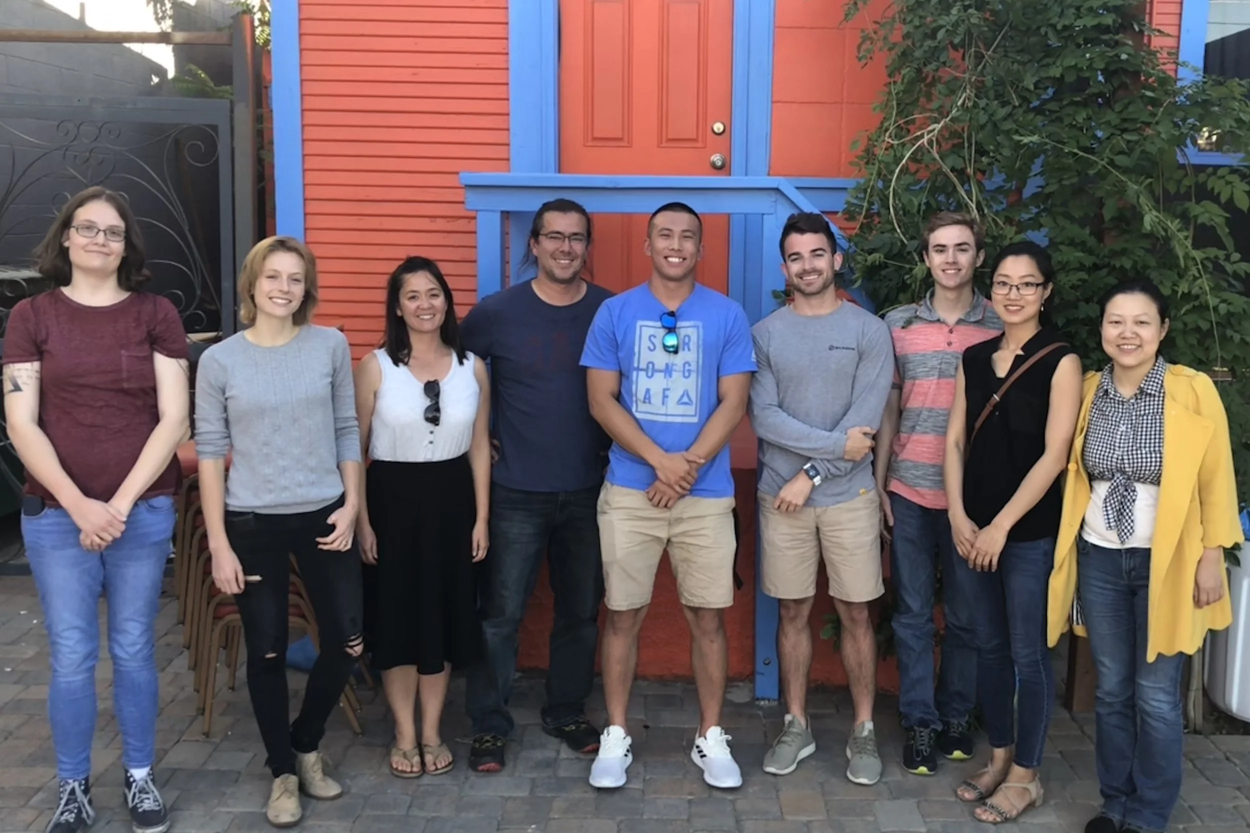 2018: Last pic together with Hannah, Daphne, Kevin, Matt who all went to Nor Cal (UCSF, 10X Genomics, Gladstone, Caltech, respectively).