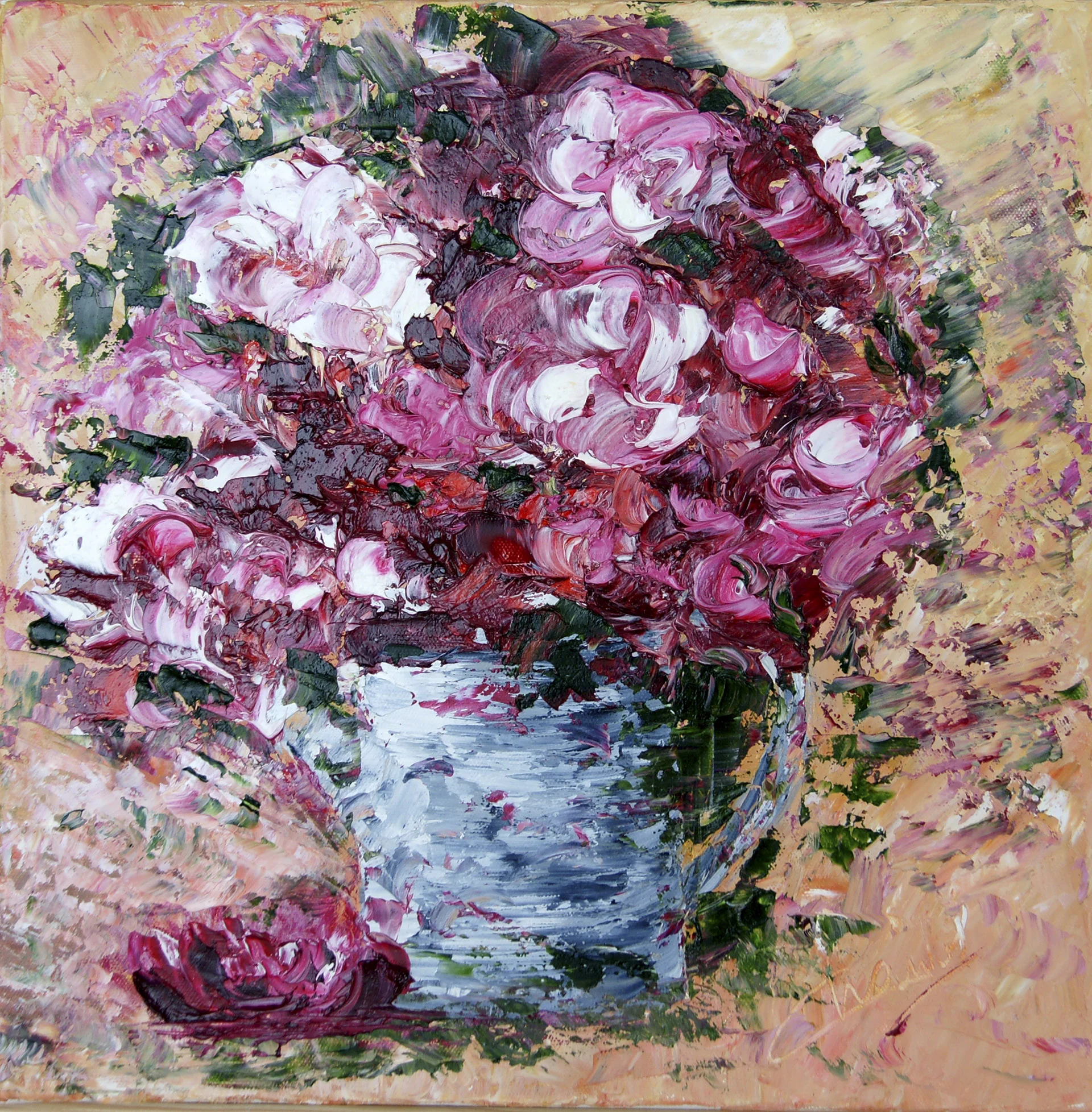 129 - Pivoines dans l'arrosoir