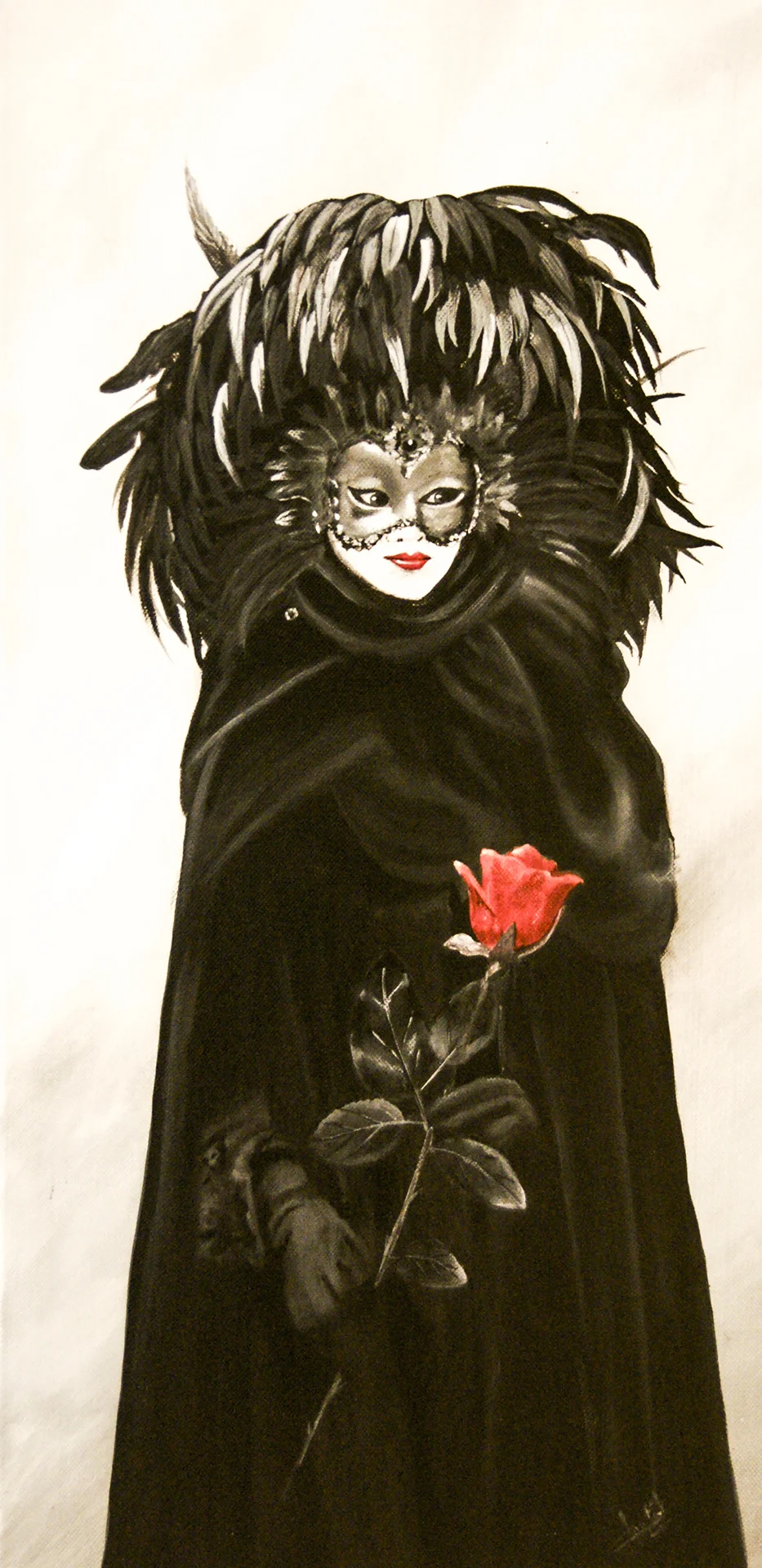 121 - Vénitienne à la Rose