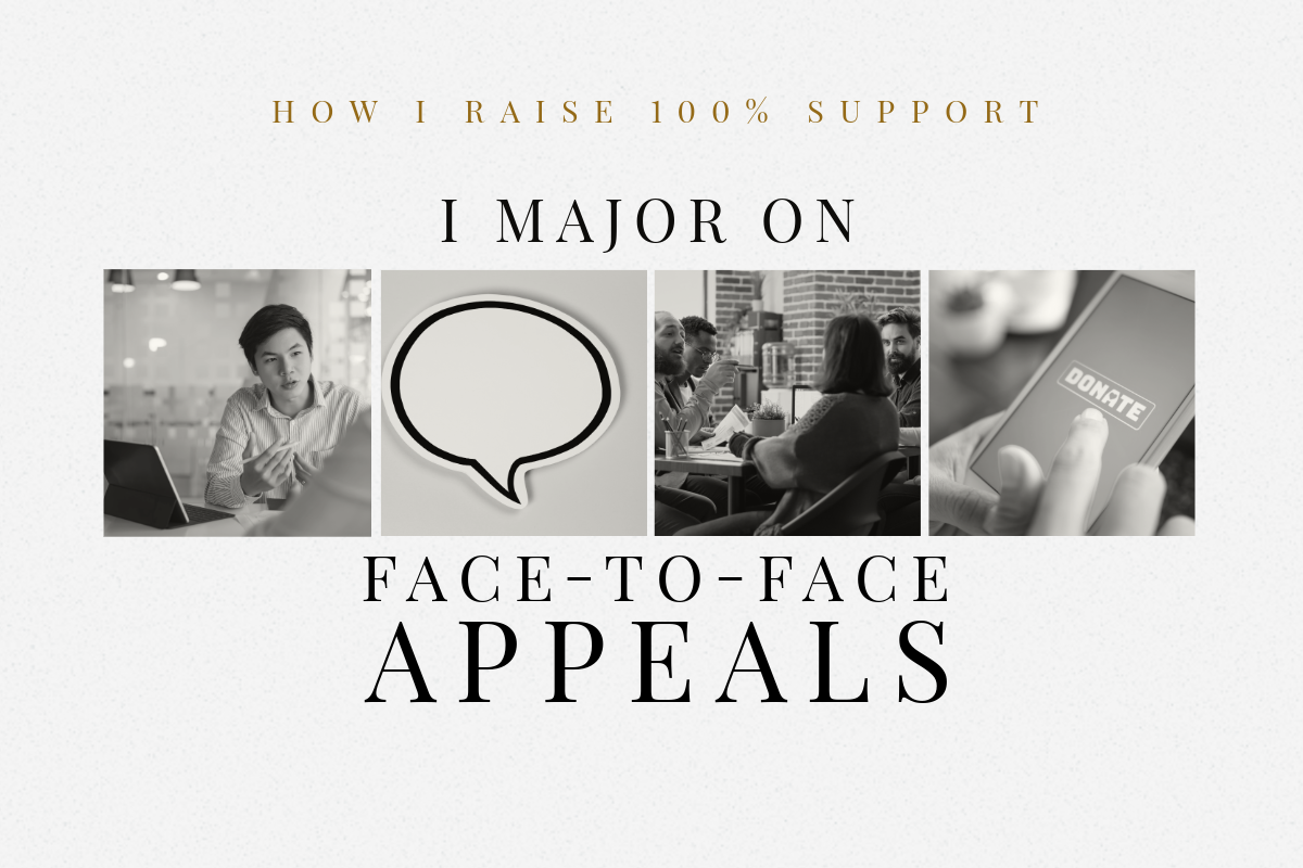 I Major on Face-to-Face Appeals