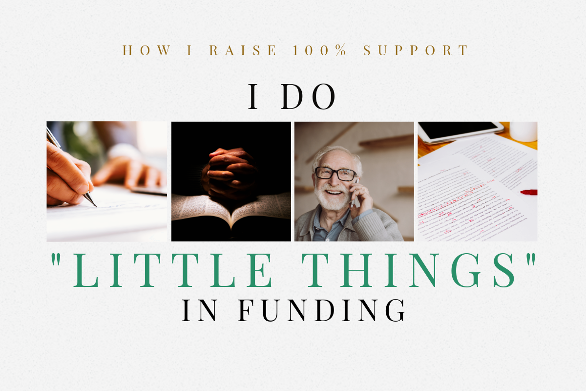 I Do “Little Things” in Funding