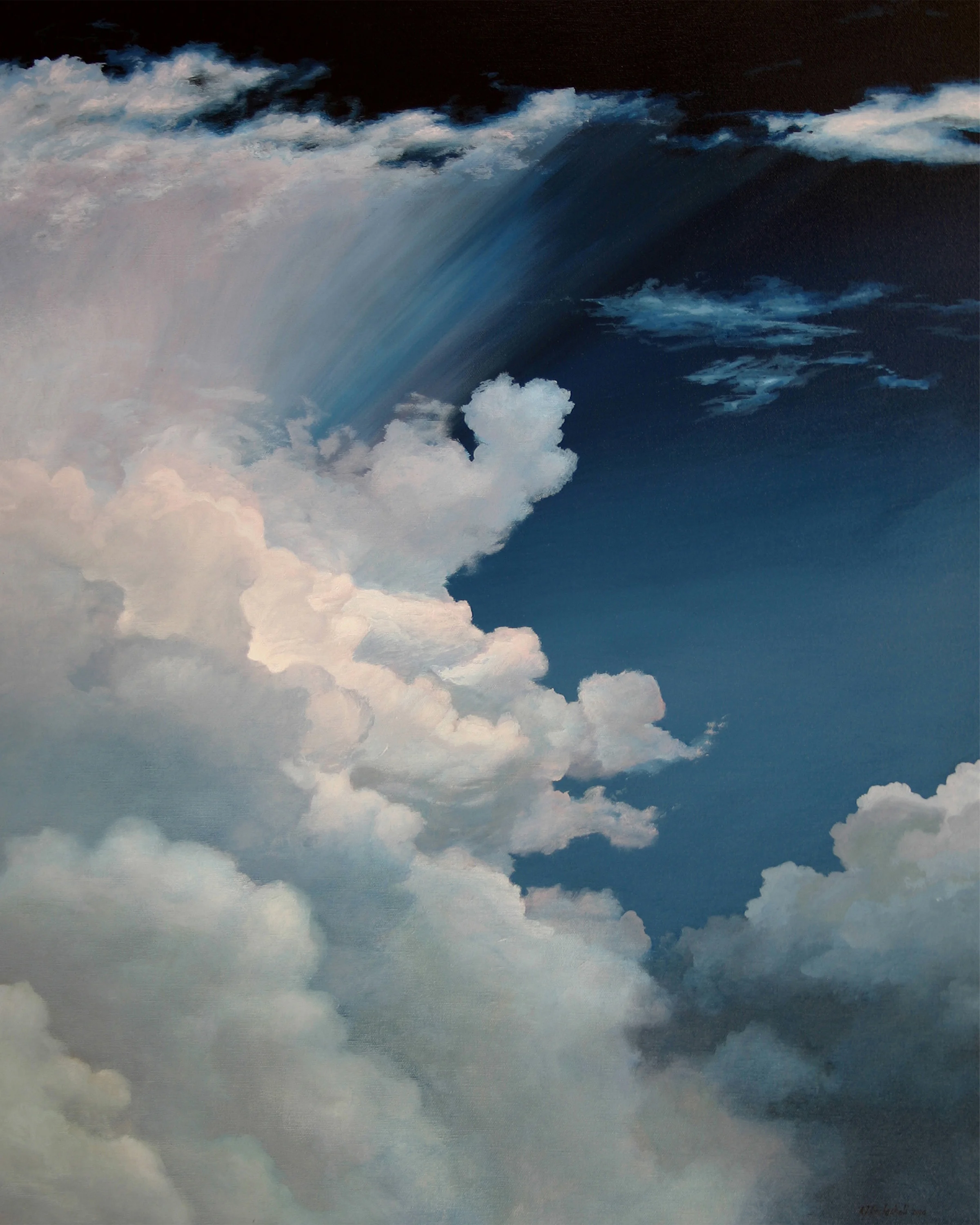 "Aloft" 30x24 acrylic on canvas