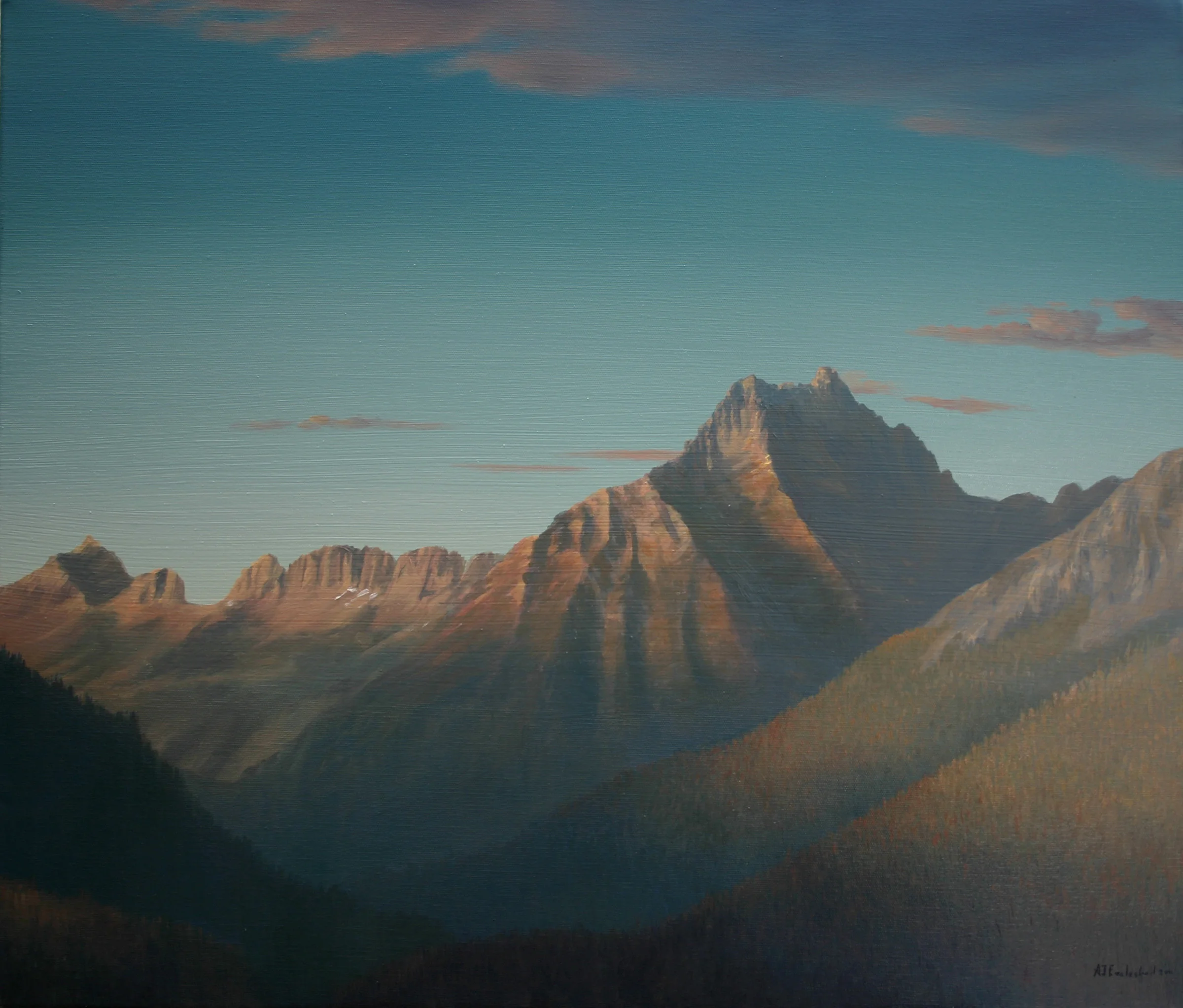 "Glacier Park Sunset II"
