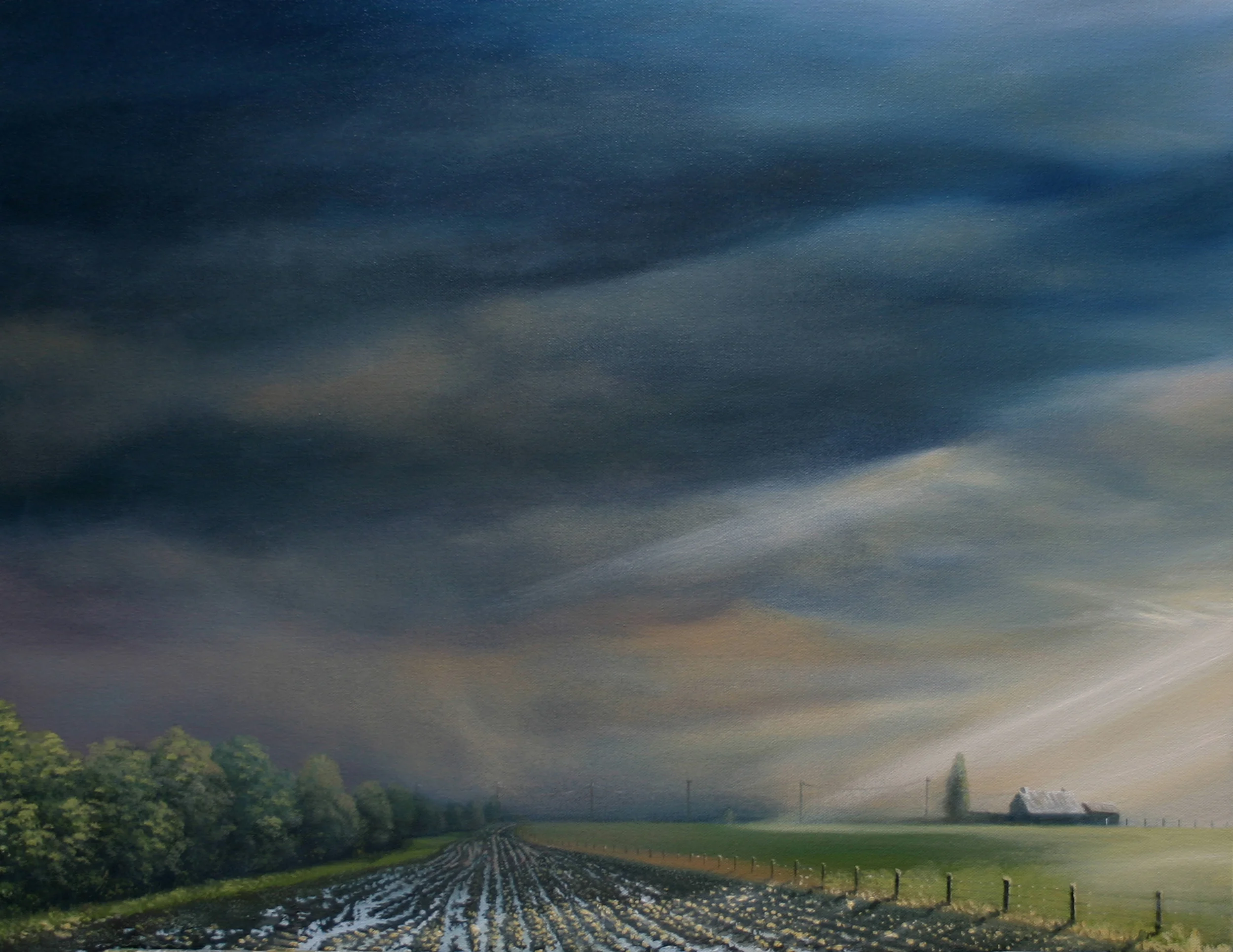 "Atmospheric Landscapes in Acrylic or Oil"