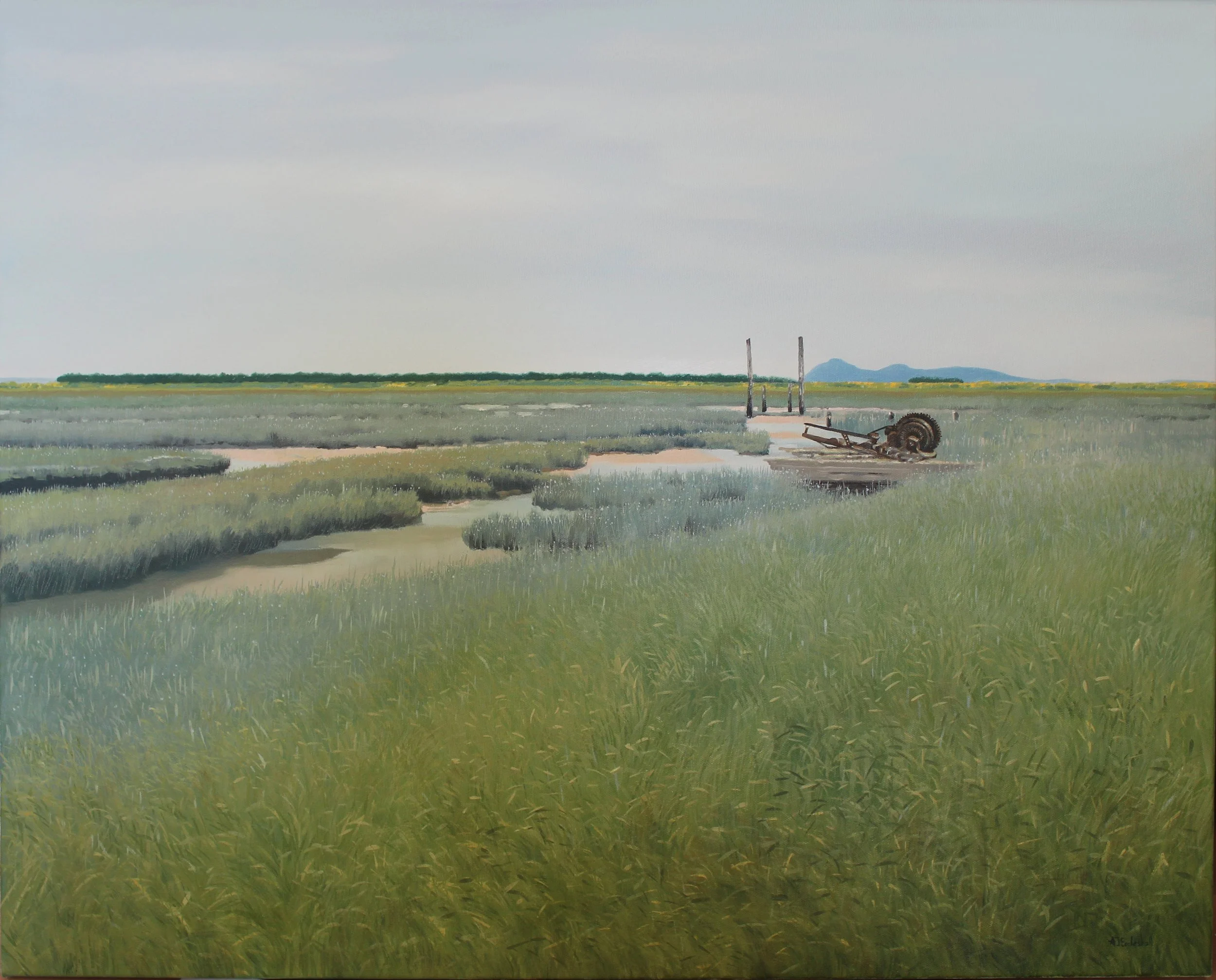"The Slough" 24 x 30 oil on canvas