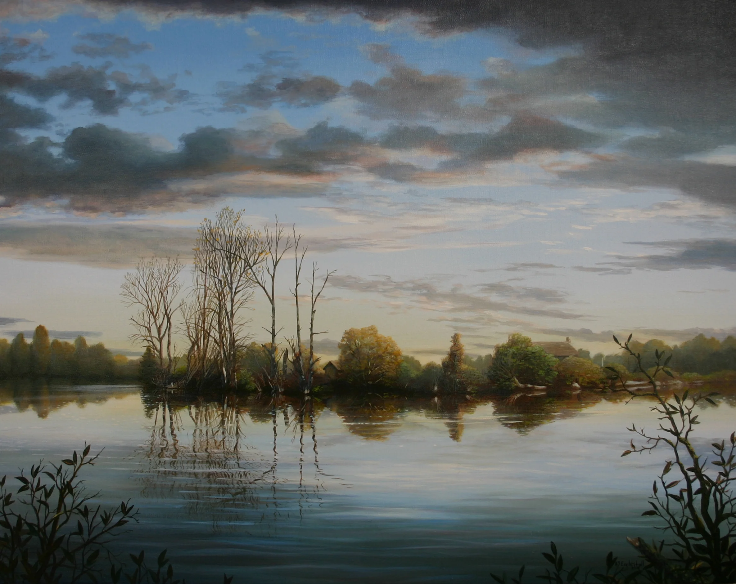 "Still September" 24x30 acrylic on canvas