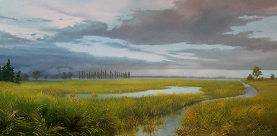 "Windward" 24x48 oil