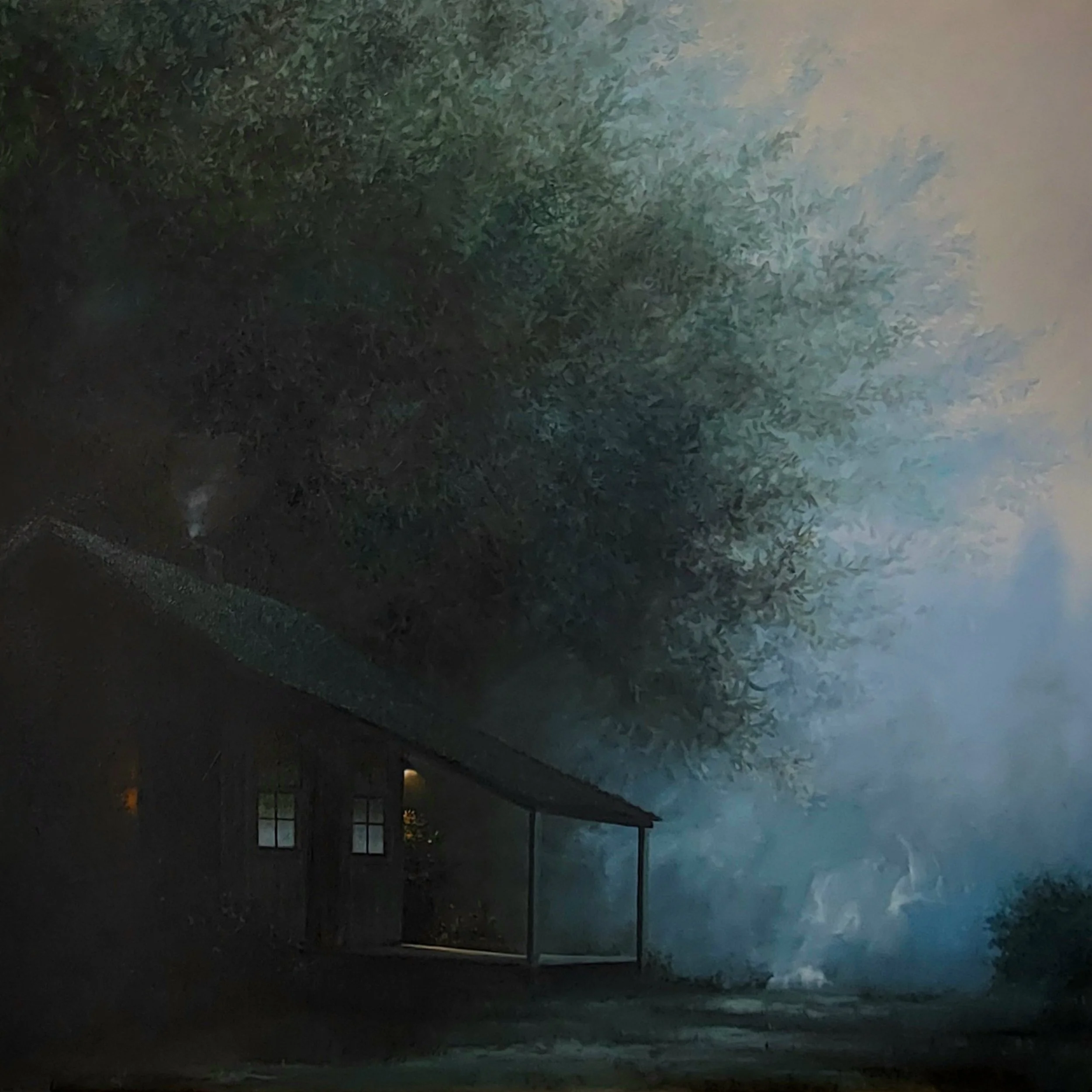 "Shelter" 36 x 36 oil on canvas