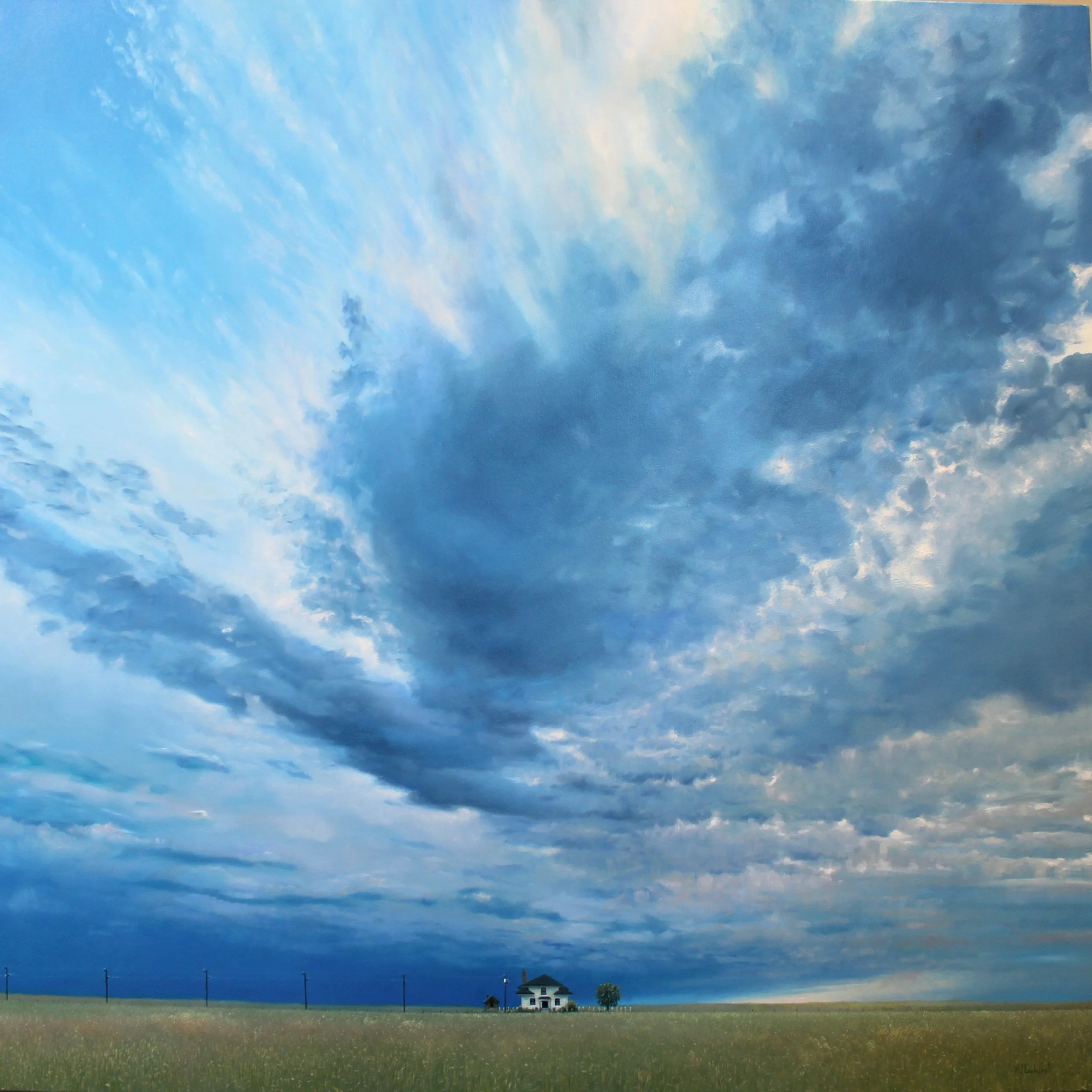 "Destination" 36 x 36 oil on canvas