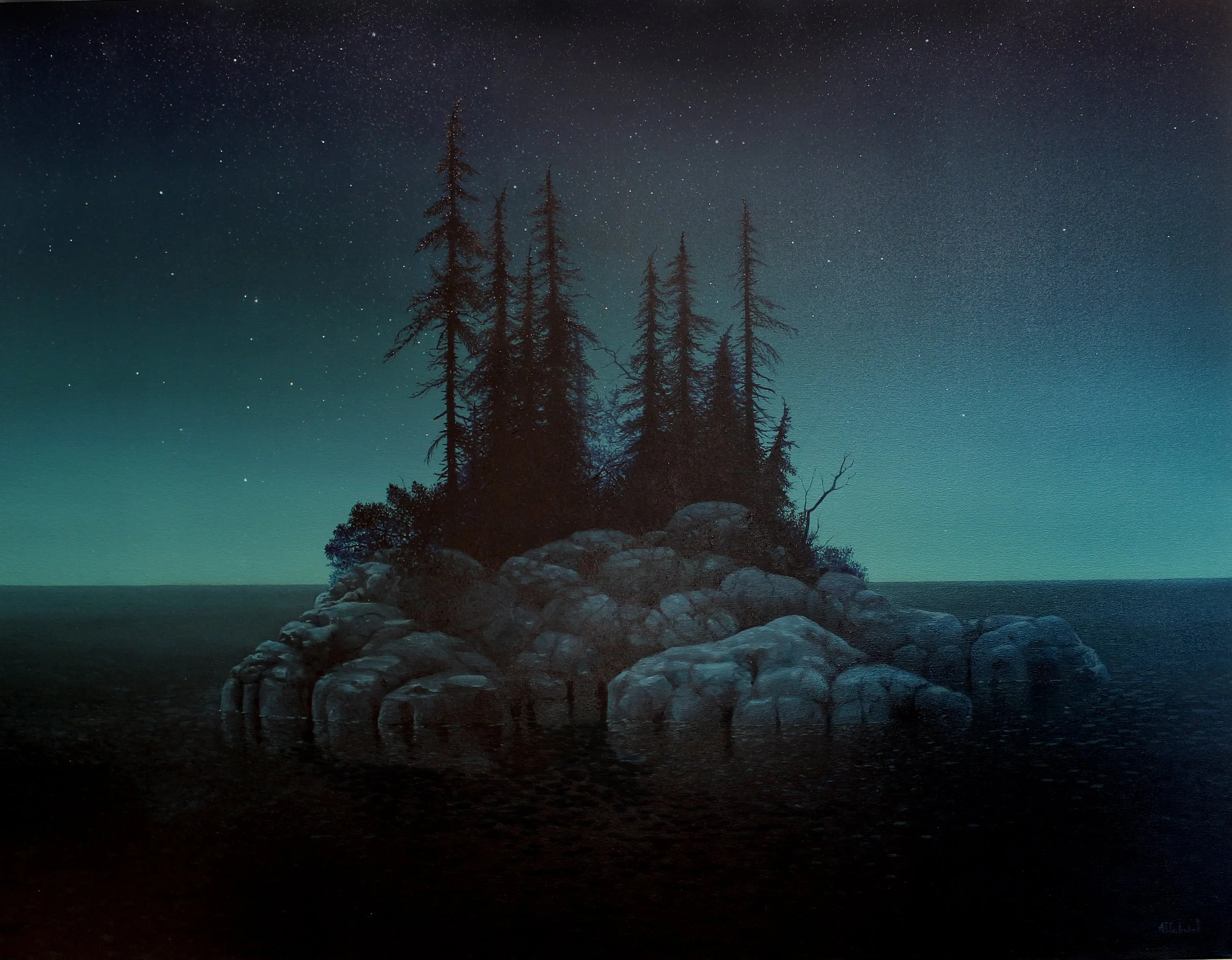 "Night Drift" 36 x 48 oil on canvas