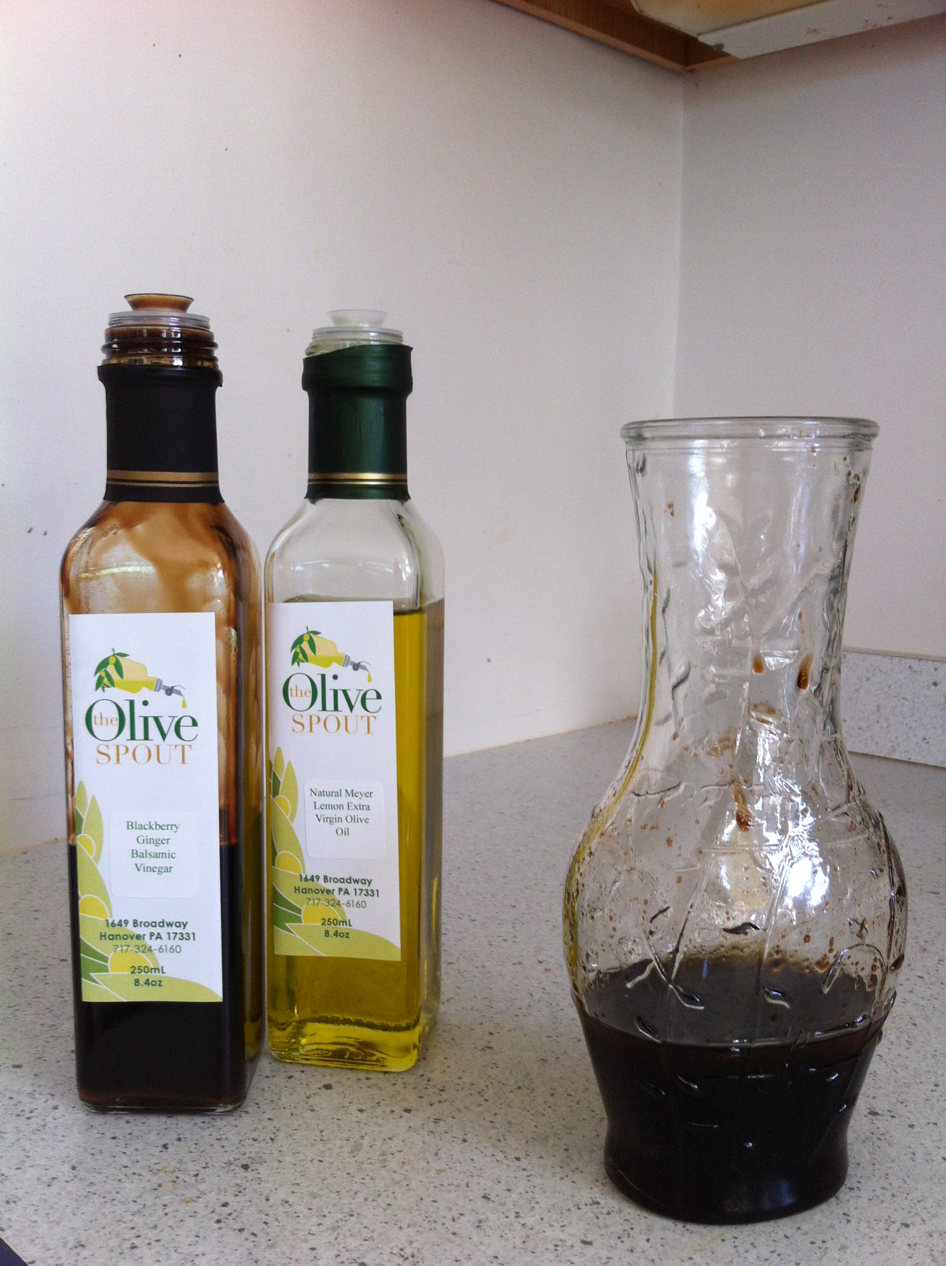 Lemon Blackberry Ginger salad dressing