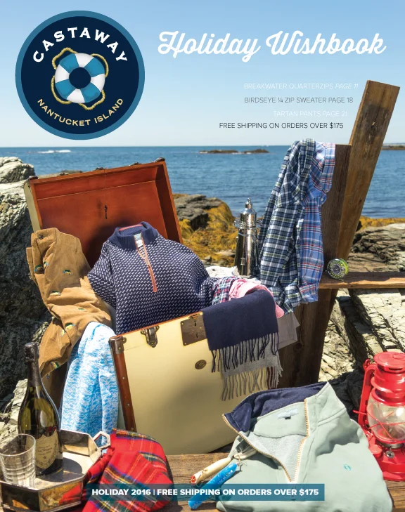 Castaway Clothing Holiday '16 Catalog Design 