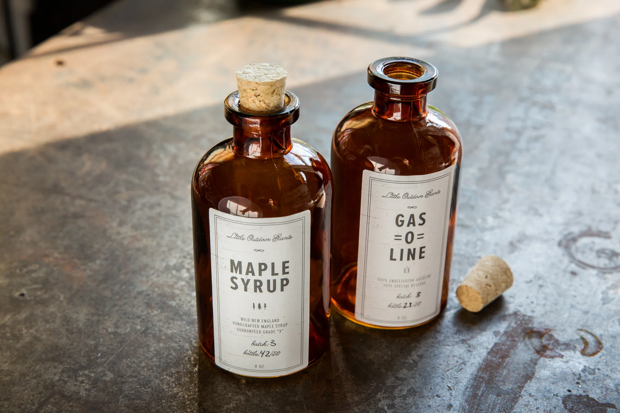 Label design for Little Outdoor Giants 