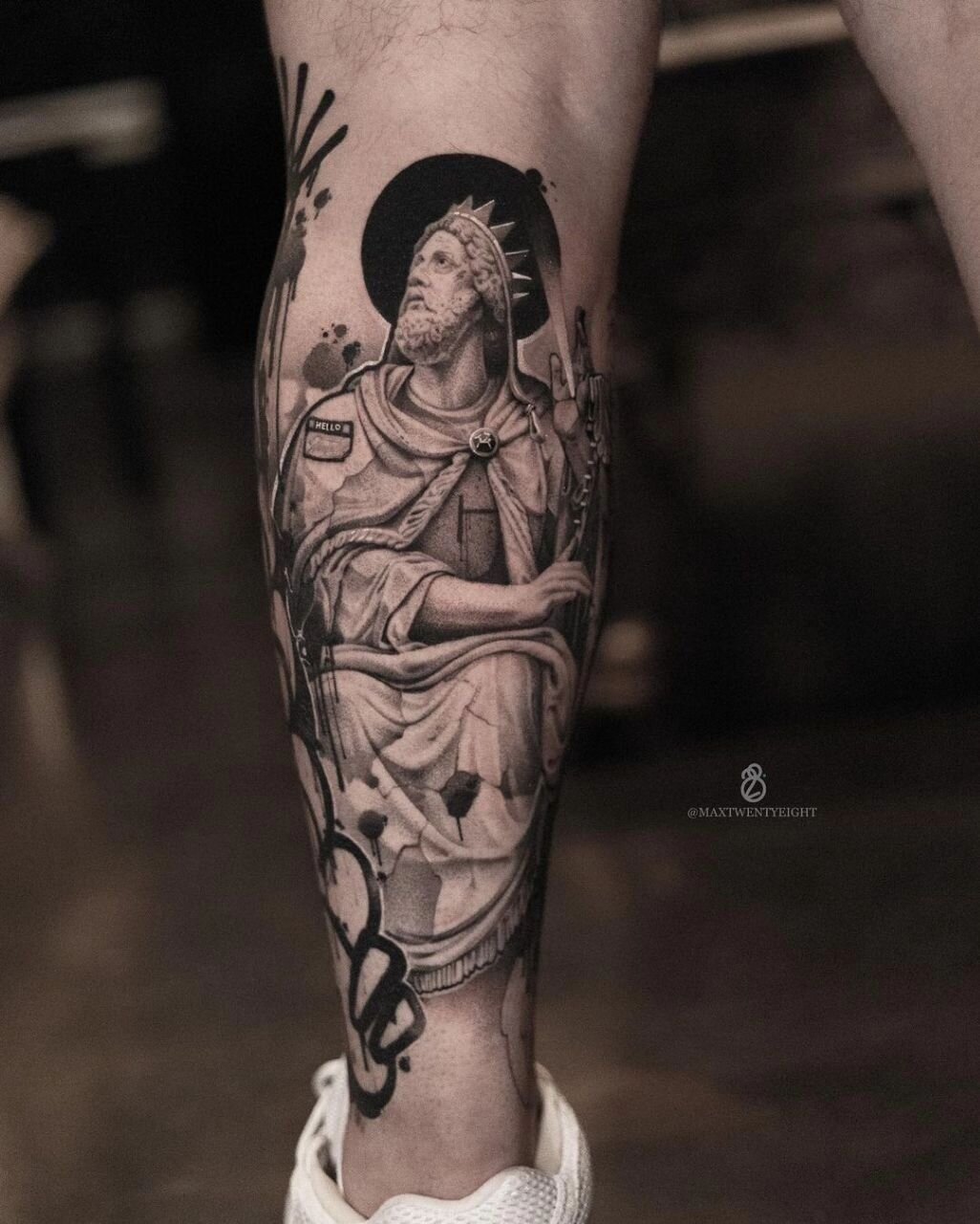 The Temptation of St. Anthony, done by Victoria Martin @ Jake's Tattoo &  Flash, Farmington, NM. : r/tattoos