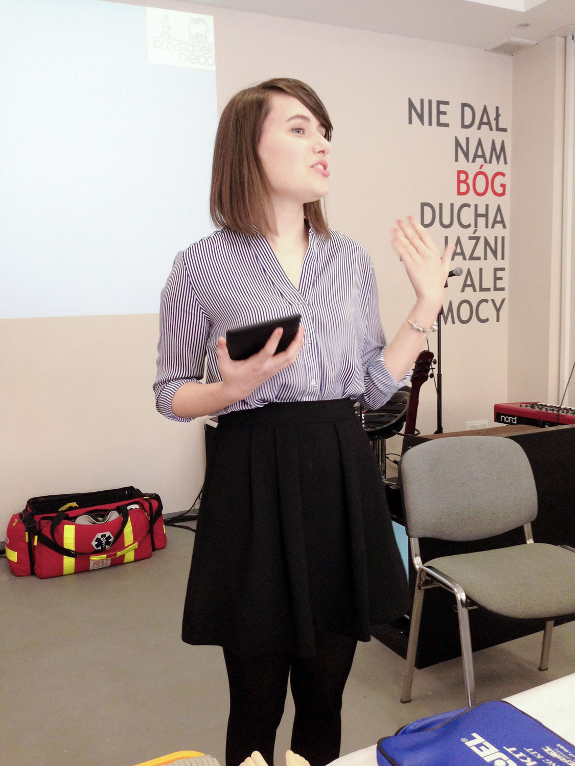 ania przywitała wszystkich.