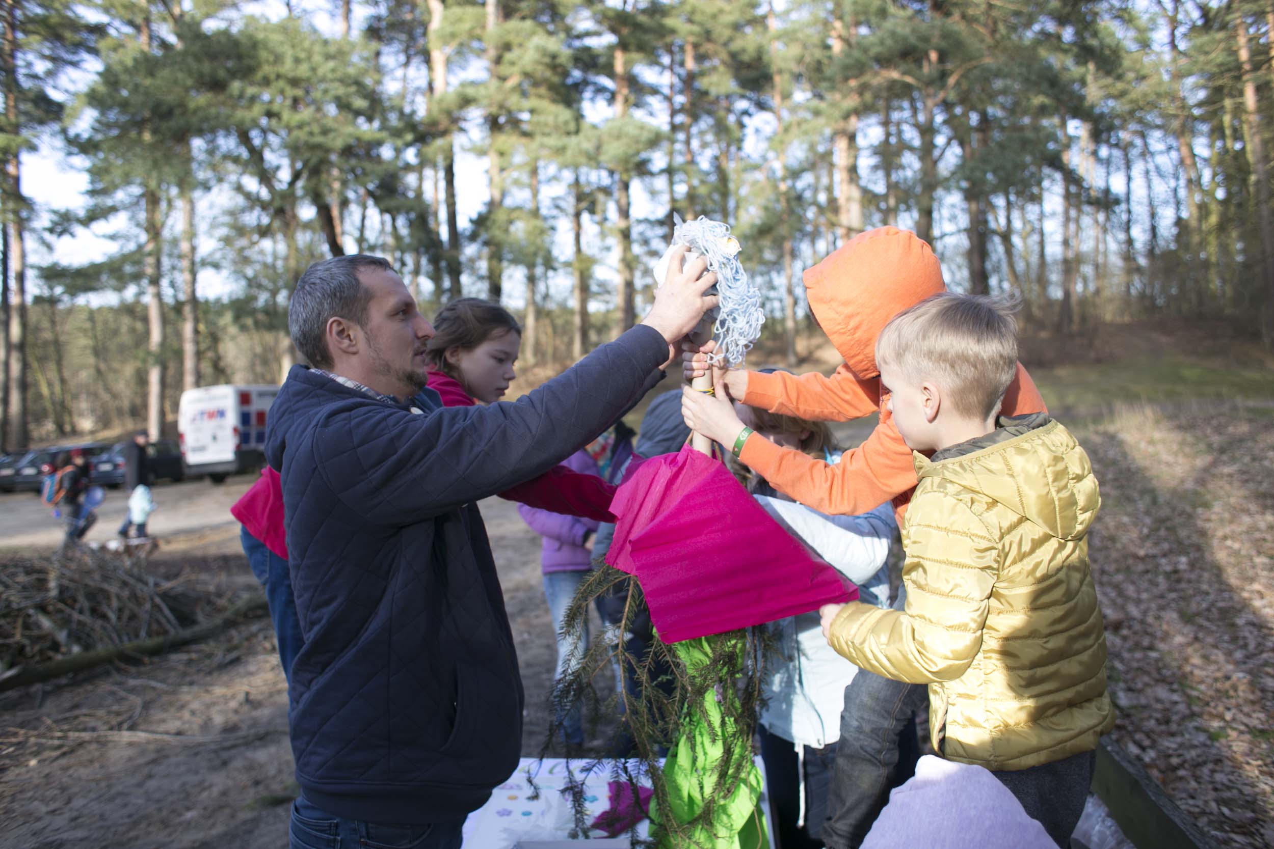 wiosna się spóźniała, więc postanowiliśmy sobie ją wyobrazić