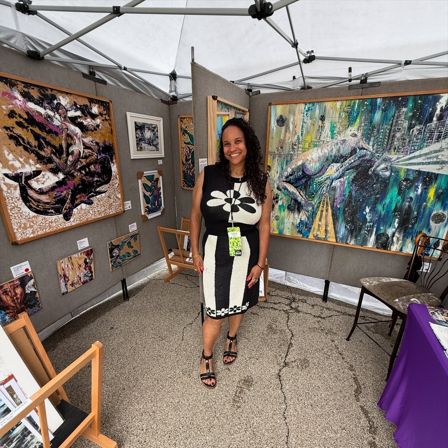 What a weekend! 🌟 Huge thanks to everyone who came through Booth 137 at the Gold Coast Art Fair &mdash; your support, smiles, and energy mean the world. My heart is full and my art has new homes with incredible collectors. 💛

Next up:
🎨 You can fi