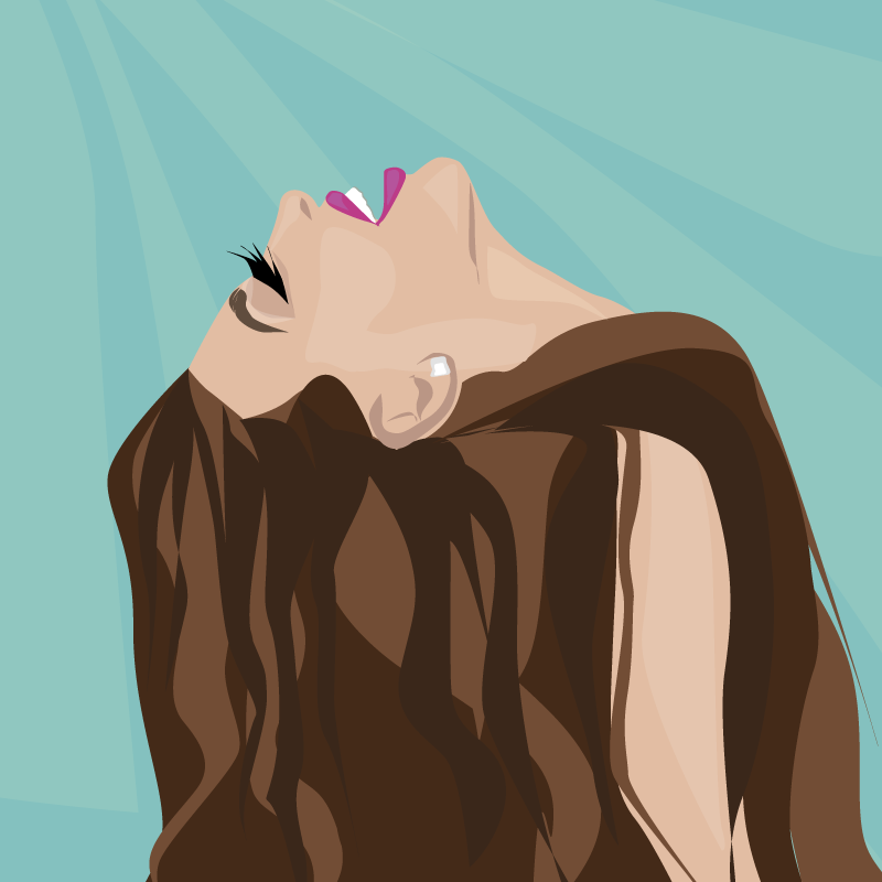 Spring Sunshine Girl Illustration from LL-Creative.com