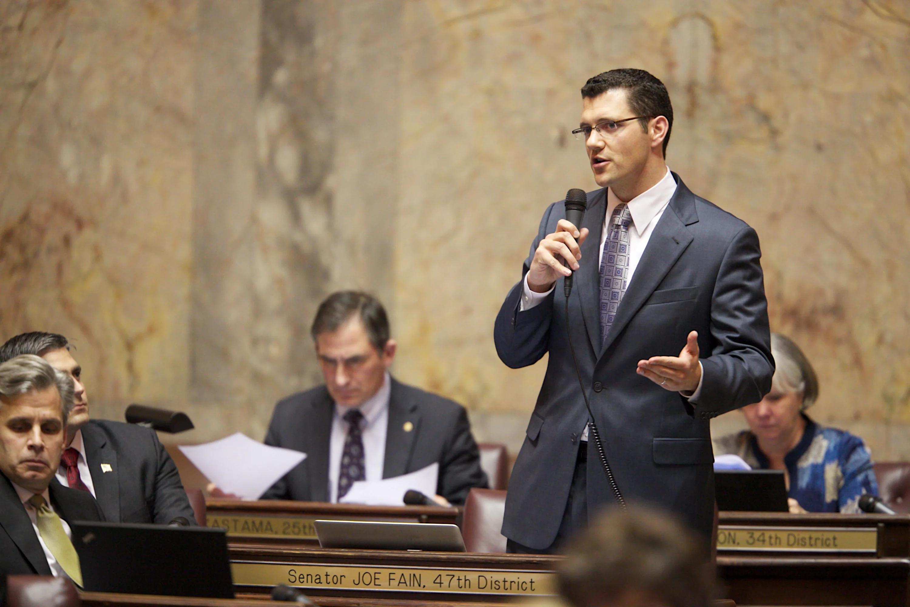 Fain files for re-election