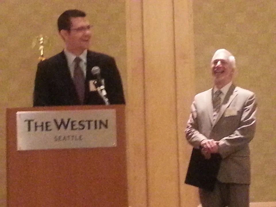 Sunshine Award Given to Senator Joe Fain by the League of Women Voters