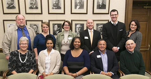 Kent business, civic leaders visit Olympia, meet with Sen. Fain