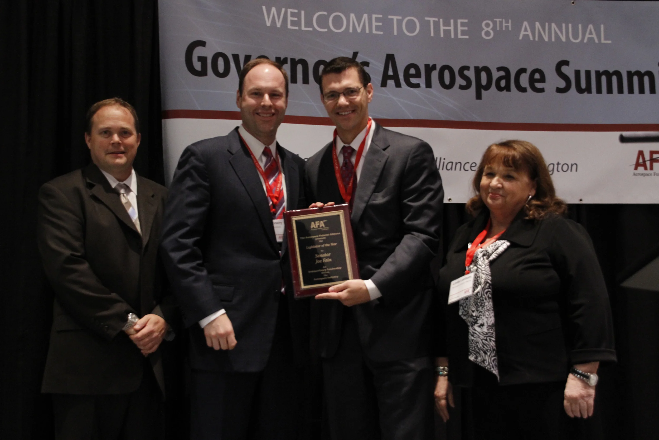 Sen. Fain named Legislator of the Year by state aerospace industry