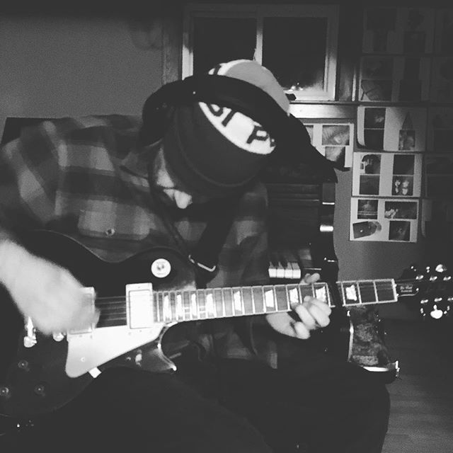 Great Black Night in studio laying those thick shoegaze tones. #shoegaze #gbnlovesyou #eastmanaudio