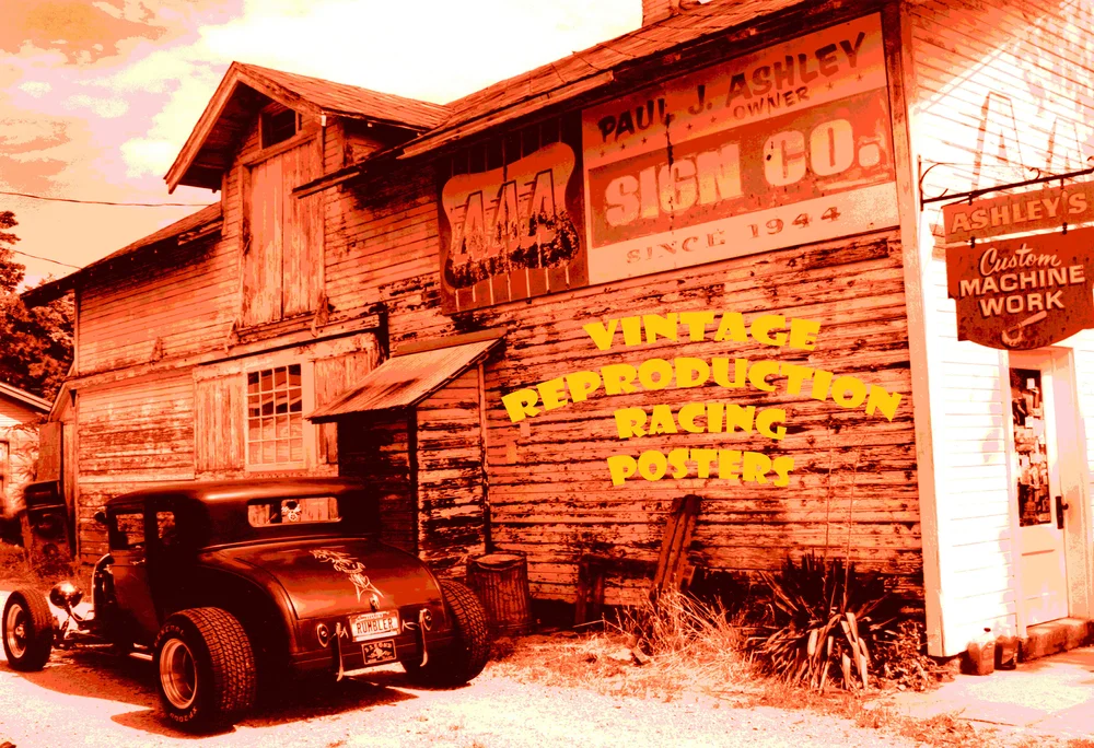 Reproduction Racing Sign Contact Us — Vintage Reproduction Racing Posters
